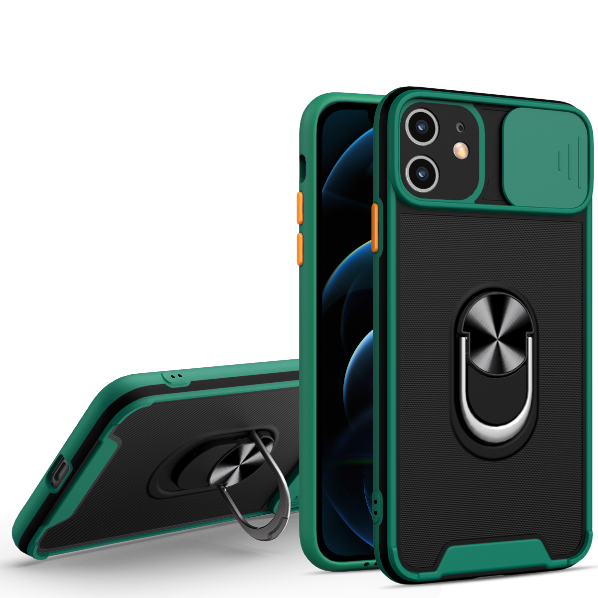 Защитный Корпус с Устойчивым к Ударным Кольцам. - Черно -зеленый, iPhone 11 6.1 inch
Защитный Корпус с Устойчивым к Ударным Кольцам. - Черно -зеленый, iPhone 11 6.1 inch