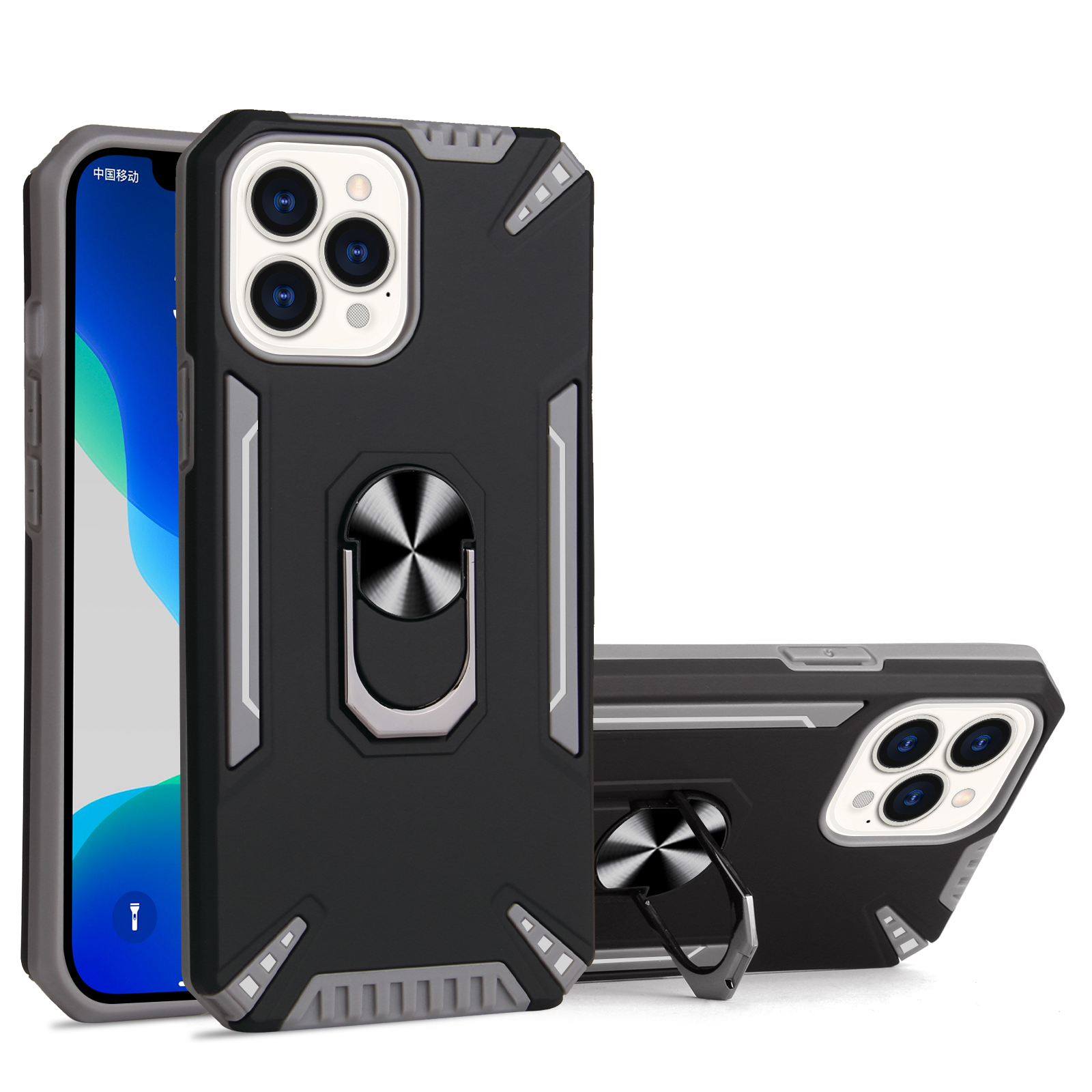 Одноручная Операция По Эксплуатации Chickstand Design Anti-Shock Hybrid Case Cover Cover Со Встроенным Металлическим Листом Для IPhone 13 Pro Max 6,7 Дюйма - Серый, iPhone 13 Pro Max
Одноручная Операция По Эксплуатации Chickstand Design Anti-Shock Hybrid Case Cover Cover Со Встроенным Металлическим Листом Для IPhone 13 Pro Max 6,7 Дюйма - Серый, iPhone 13 Pro Max