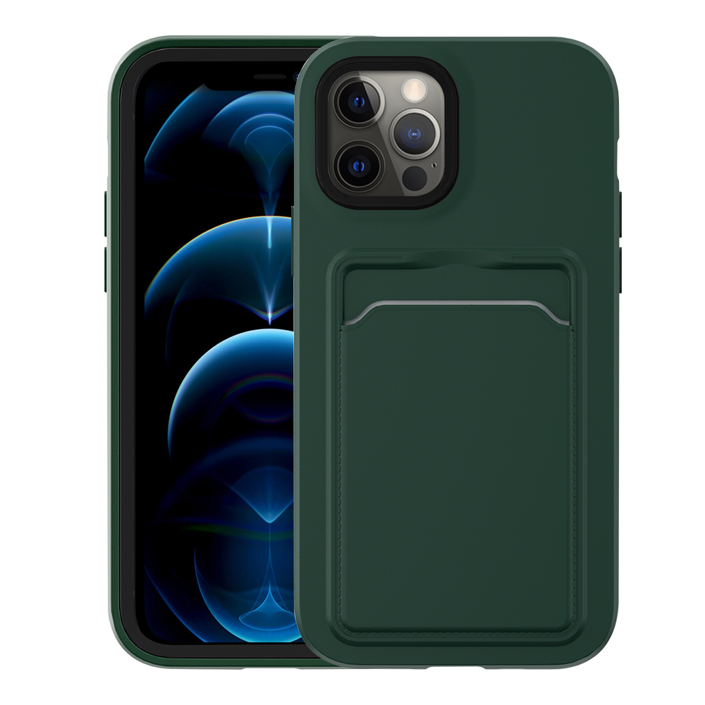 Skin-Touch Feeling Scratch-Resistant Dual Color Hard PC Frame + Back Soft TPU Phone Case with Card Holder for iPhone 13 Pro Max 6.7 inch - Dark Green/Black, iPhone 13 Pro Max
Skin-Touch Feeling Scratch-Resistant Dual Color Hard PC Frame + Back Soft TPU Phone Case with Card Holder for iPhone 13 Pro Max 6.7 inch - Dark Green/Black, iPhone 13 Pro Max