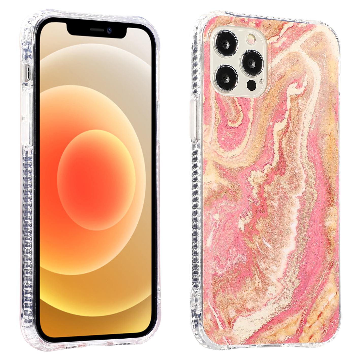 Блески Блесток Мраморной Шаблон Гибридный Корпус Защиты Телефона Для Iphone 13 Pro Max 6,7 Дюйма - Розовый, iPhone 13 Pro Max
Блески Блесток Мраморной Шаблон Гибридный Корпус Защиты Телефона Для Iphone 13 Pro Max 6,7 Дюйма - Розовый, iPhone 13 Pro Max