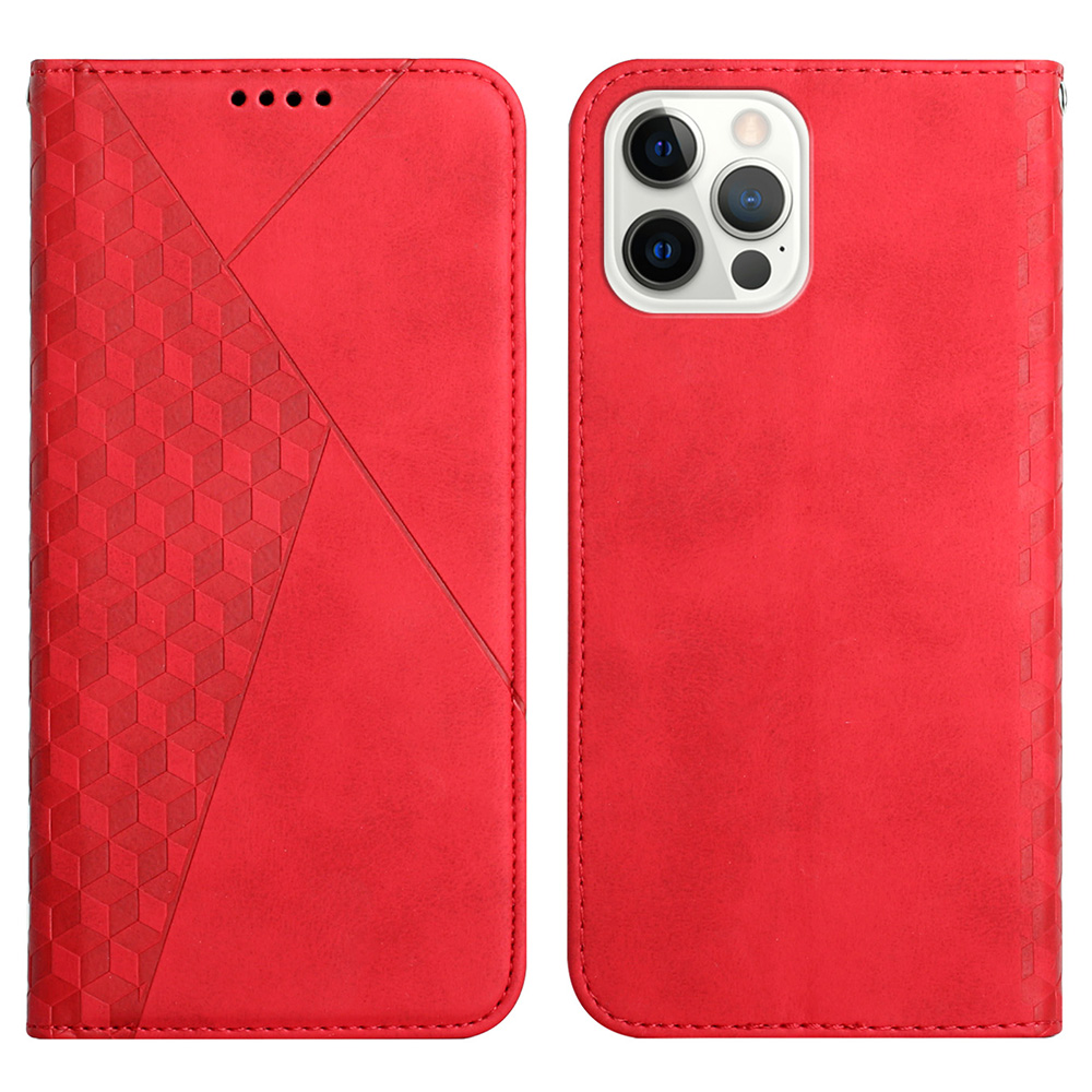 Magnetic Auto-absorbed Rhombus Imprint Stand Wallet Leather Phone Case Cover for iPhone 12 Pro Max 6.7 inch - Red, iPhone 12 Pro Max
Magnetic Auto-absorbed Rhombus Imprint Stand Wallet Leather Phone Case Cover for iPhone 12 Pro Max 6.7 inch - Red, iPhone 12 Pro Max