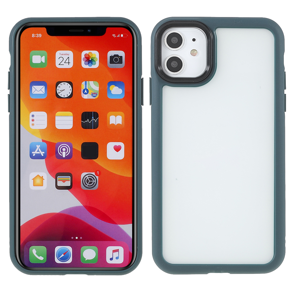 Skin-touch Feel Anti Fall TPU + Acrylic Protective Phone Cover Hybrid Case for iPhone 11 6.1 inch - Army Green, iPhone 11 6.1 inch
Skin-touch Feel Anti Fall TPU + Acrylic Protective Phone Cover Hybrid Case for iPhone 11 6.1 inch - Army Green, iPhone 11 6.1 inch
