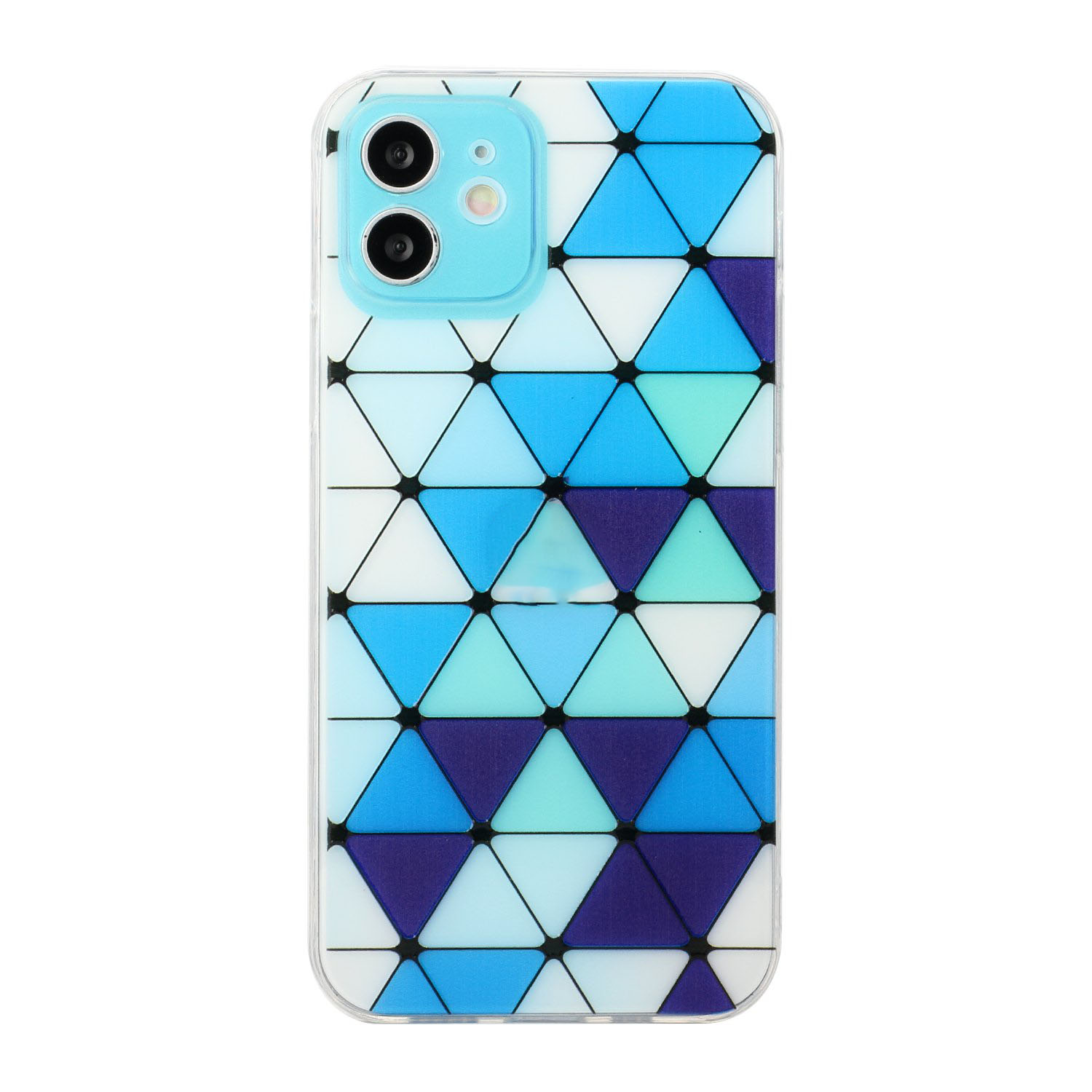For iPhone 11 6.1 inch Colorful Triangle Shockproof Flexible TPU Soft Phone Case - Blue, iPhone 11 6.1 inch
For iPhone 11 6.1 inch Colorful Triangle Shockproof Flexible TPU Soft Phone Case - Blue, iPhone 11 6.1 inch