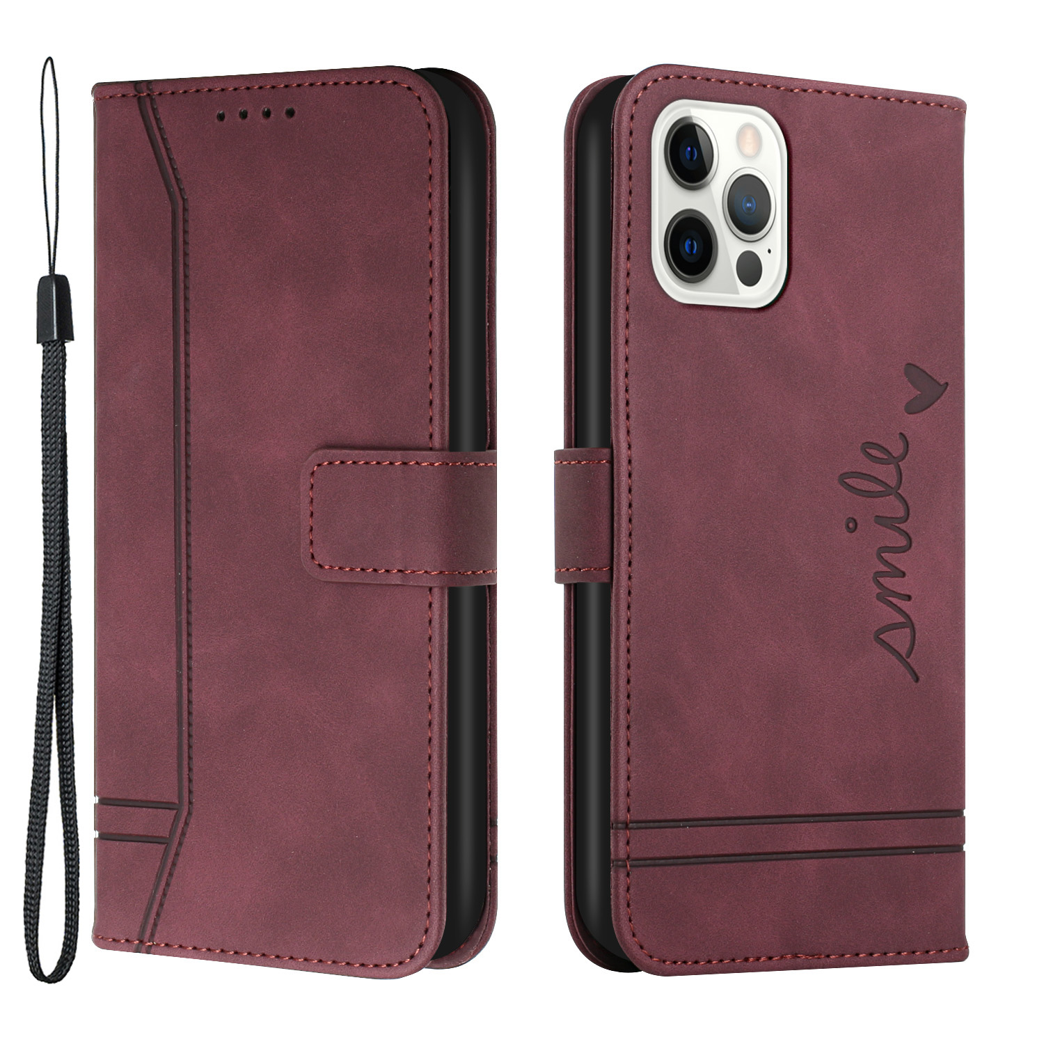003 Series Love Heart Imprinted Skin-Touch All-Round Protection Anti-Fall Magnetic Clasp Leather Phone Case with Stand for iPhone 13 Pro Max 6.7 inch - Red, iPhone 13 Pro Max
003 Series Love Heart Imprinted Skin-Touch All-Round Protection Anti-Fall Magnetic Clasp Leather Phone Case with Stand for iPhone 13 Pro Max 6.7 inch - Red, iPhone 13 Pro Max
