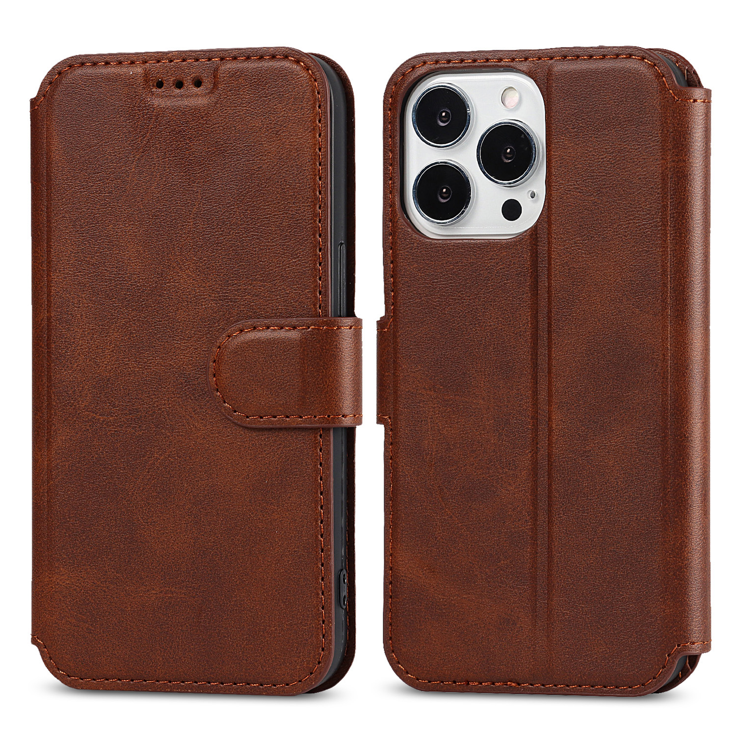 Folio Flip Stand Design Design Кожаная Чехла Телефона Для Iphone 13 Pro 6,7 Дюйма - Кофе, iPhone 13 Pro Max
Folio Flip Stand Design Design Кожаная Чехла Телефона Для Iphone 13 Pro 6,7 Дюйма - Кофе, iPhone 13 Pro Max