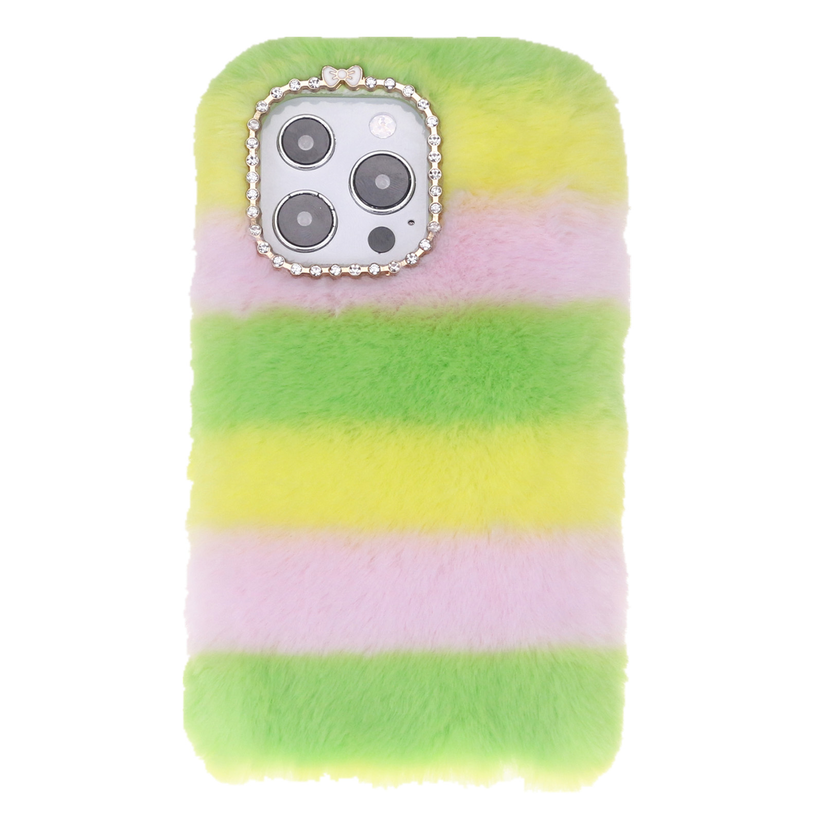 Rainbow Furry Plush Design with Crystal Rhinestone Soft TPU Bumper Fluffy Fur Warm Protective Back Cover for iPhone 13 Pro Max 6.7 inch - Green, iPhone 13 Pro Max
Rainbow Furry Plush Design with Crystal Rhinestone Soft TPU Bumper Fluffy Fur Warm Protective Back Cover for iPhone 13 Pro Max 6.7 inch - Green, iPhone 13 Pro Max