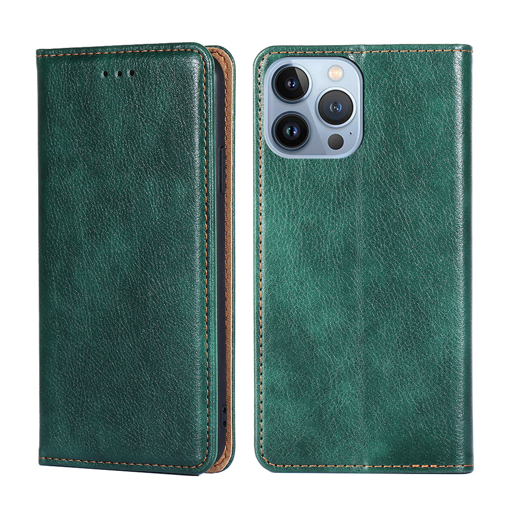 PU Leather Wallet Case Stand Magnetic Closure Shockproof Flip Folio Cover for iPhone 13 Pro Max 6.7 inch - Green, iPhone 13 Pro Max
PU Leather Wallet Case Stand Magnetic Closure Shockproof Flip Folio Cover for iPhone 13 Pro Max 6.7 inch - Green, iPhone 13 Pro Max