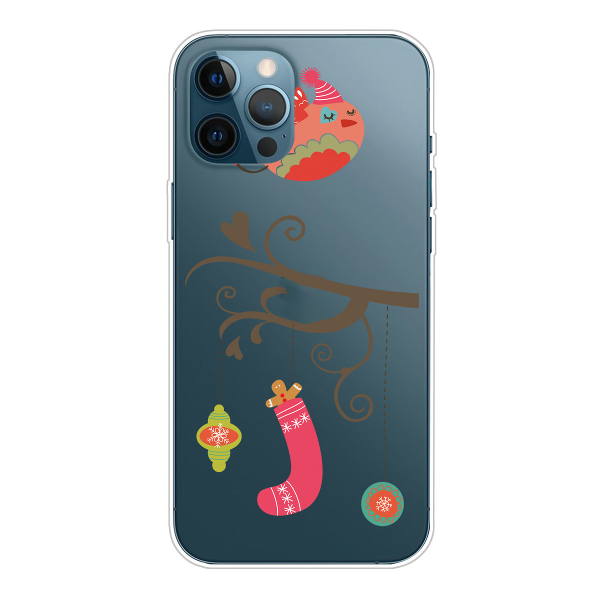 Christmas Series Pattern Printing Flexible TPU Anti-fall Phone Case Protector for iPhone 13 Pro Max 6.7 inch - Branch, iPhone 13 Pro Max
Christmas Series Pattern Printing Flexible TPU Anti-fall Phone Case Protector for iPhone 13 Pro Max 6.7 inch - Branch, iPhone 13 Pro Max