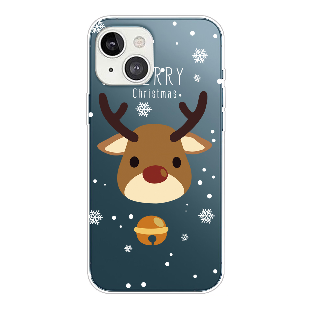 Christmas Series Pattern Printing IMD TPU Cell Phone Back Cover Shell for iPhone 13 mini 5.4 inch - Deer with Bell, iPhone 13 mini
Christmas Series Pattern Printing IMD TPU Cell Phone Back Cover Shell for iPhone 13 mini 5.4 inch - Deer with Bell, iPhone 13 mini