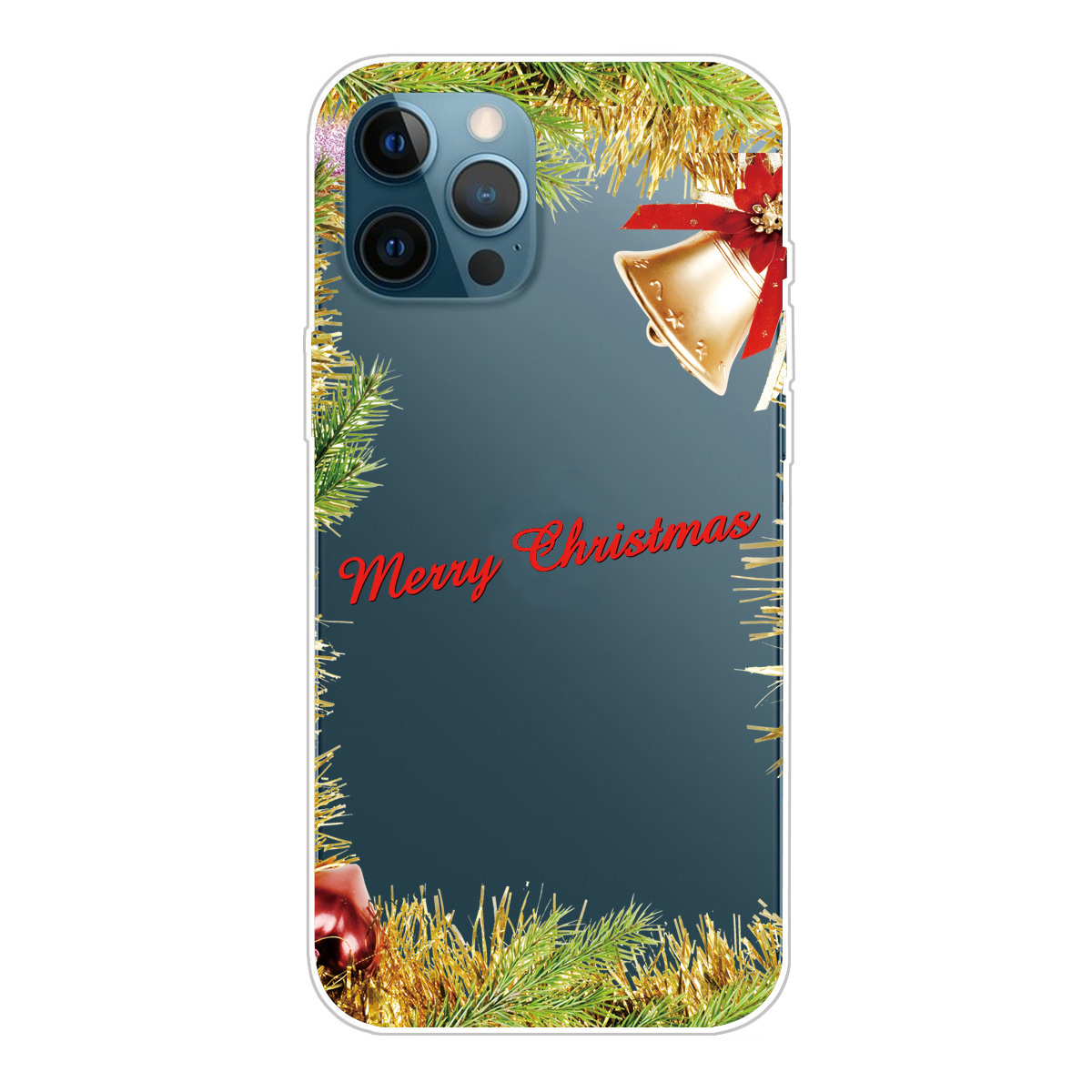 Christmas Series Pattern Printing Soft TPU Case Phone Back Cover Protector for iPhone 13 Pro 6.1 inch - Bell, iPhone 13 Pro
Christmas Series Pattern Printing Soft TPU Case Phone Back Cover Protector for iPhone 13 Pro 6.1 inch - Bell, iPhone 13 Pro