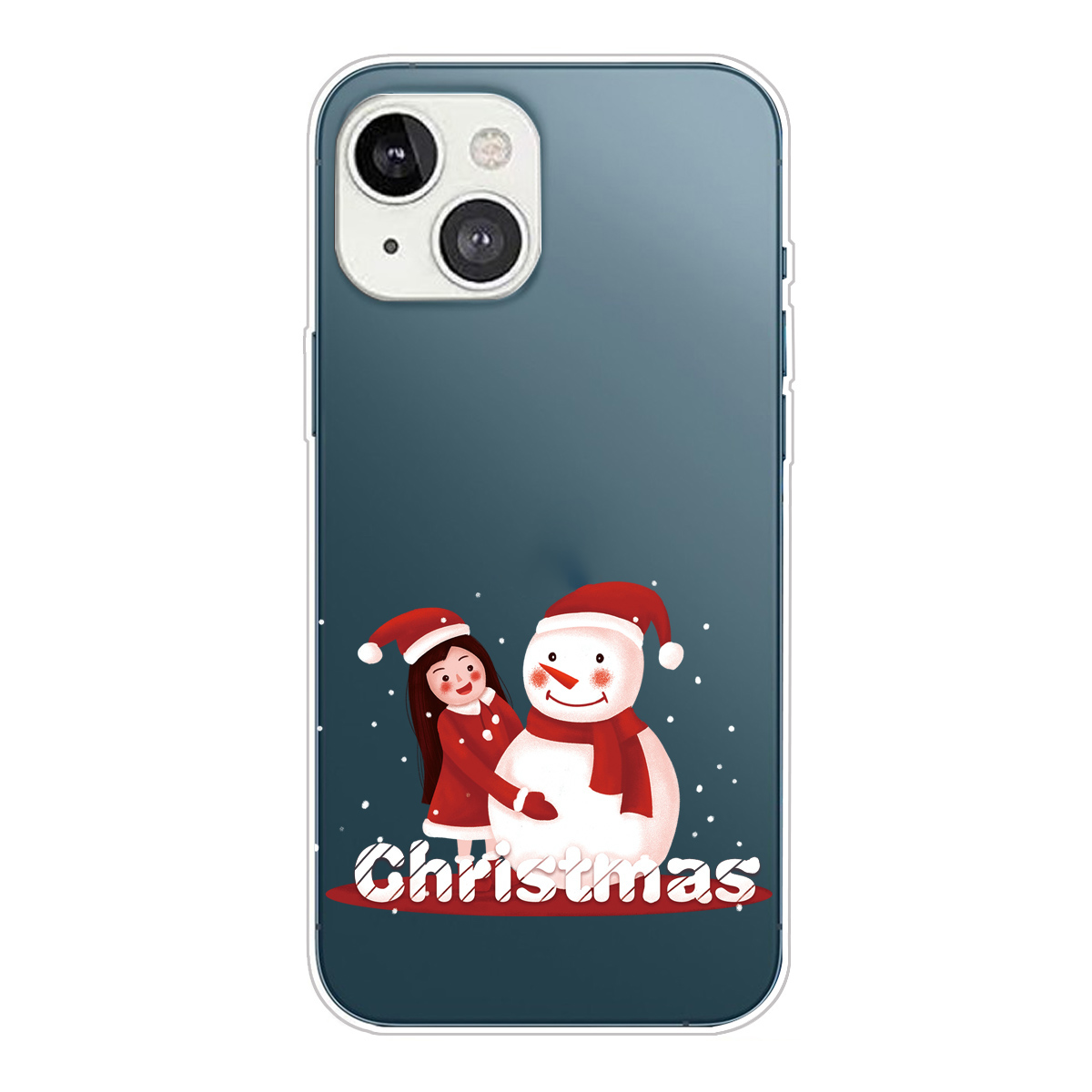 Christmas Series Pattern Printing Soft TPU IMD Clear Case Slim Fit Protective Cover for iPhone 13 6.1 inch - Girl and Snowman, iPhone 13
Christmas Series Pattern Printing Soft TPU IMD Clear Case Slim Fit Protective Cover for iPhone 13 6.1 inch - Girl and Snowman, iPhone 13