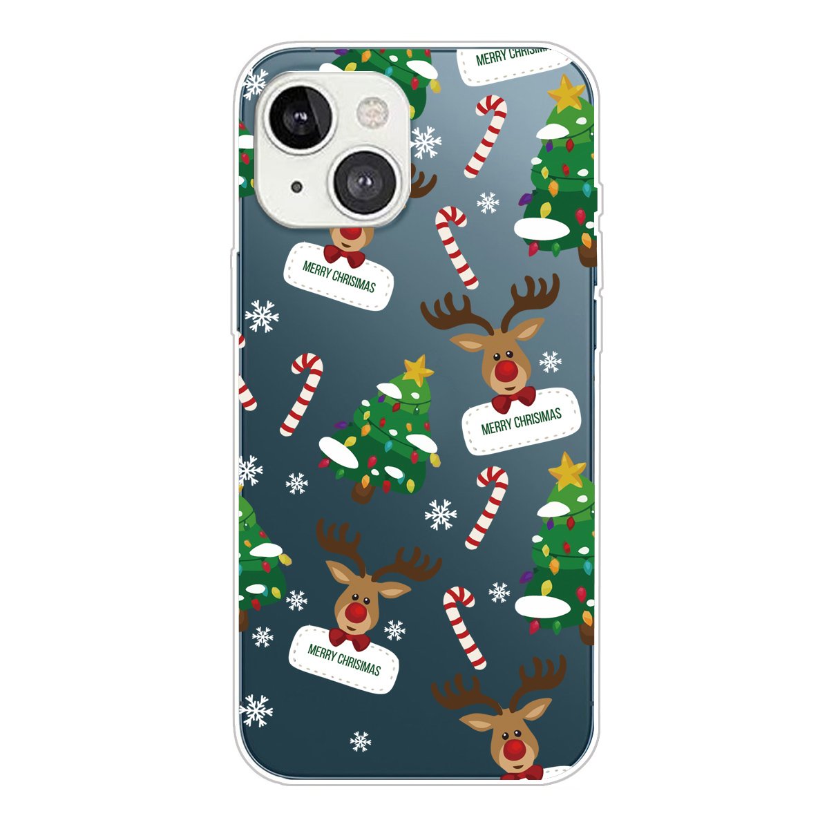 Christmas Series Pattern Printing Soft TPU IMD Clear Case Slim Fit Protective Cover for iPhone 13 6.1 inch - Cane Deers, iPhone 13
Christmas Series Pattern Printing Soft TPU IMD Clear Case Slim Fit Protective Cover for iPhone 13 6.1 inch - Cane Deers, iPhone 13