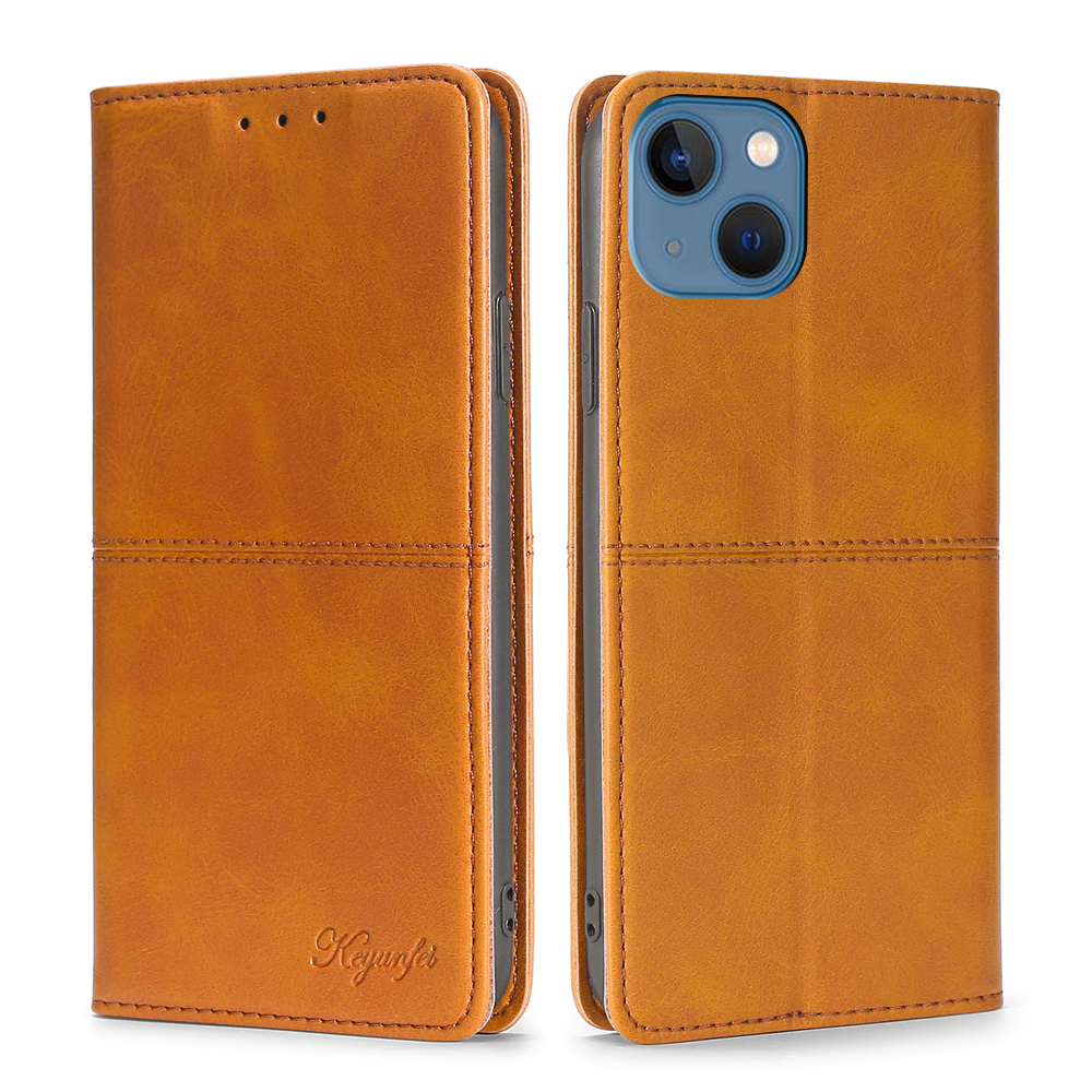 Auto-absorbed PU Leather Phone Cover Shockproof Card Holders Design Phone Case for iPhone 13 6.1 inch - Light Brown, iPhone 13
Auto-absorbed PU Leather Phone Cover Shockproof Card Holders Design Phone Case for iPhone 13 6.1 inch - Light Brown, iPhone 13