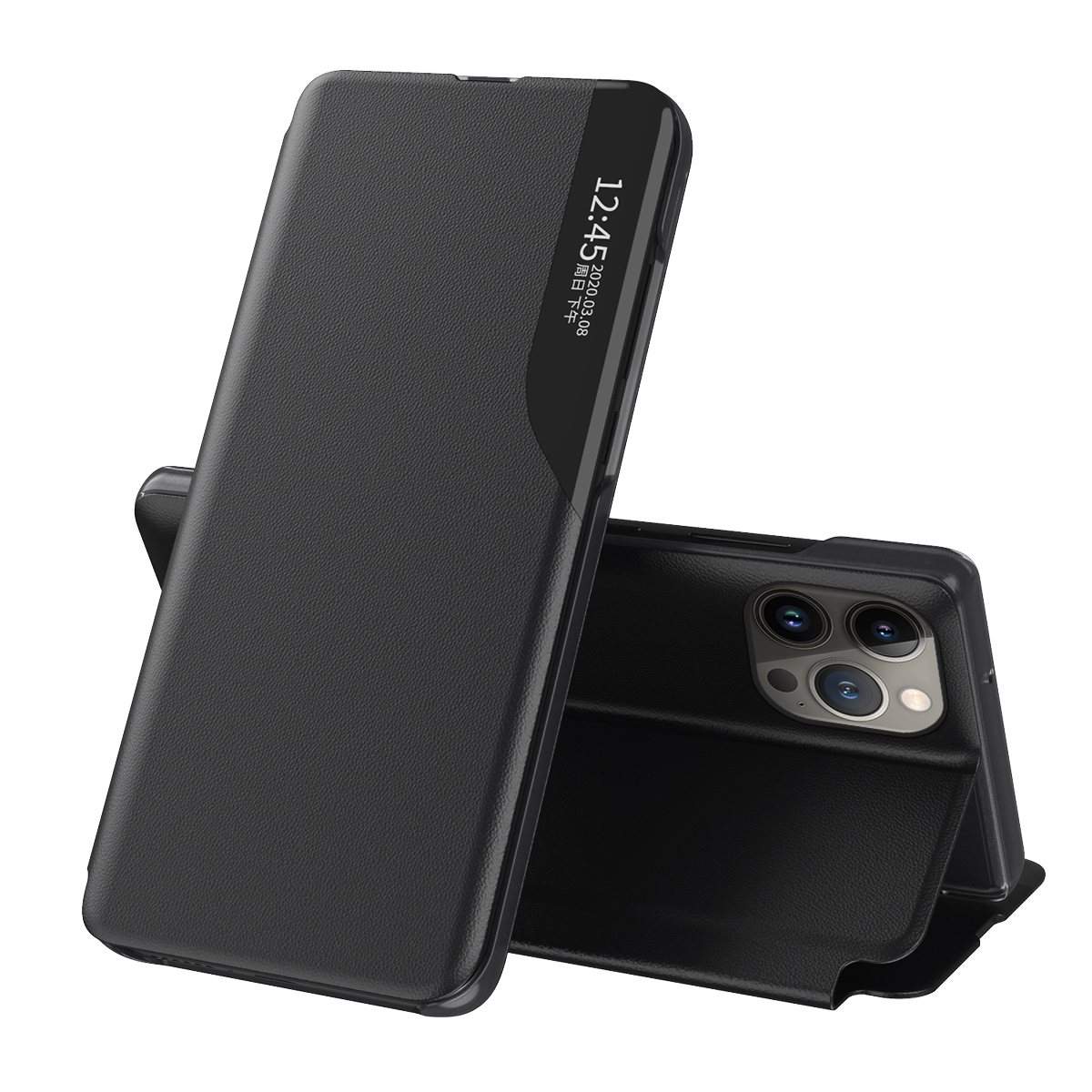 PU Кожаная Подставка Для Мобильного Телефона Защитная Крышка Для Iphone 13 Pro Max 6,7 Дюйма - Черный
PU Кожаная Подставка Для Мобильного Телефона Защитная Крышка Для Iphone 13 Pro Max 6,7 Дюйма - Черный