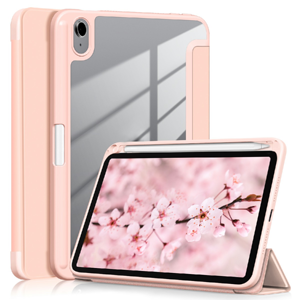 Трехстальный Дизайн Стенда pu Leather + TPU + пк Пулка Палета Для Ipad Mini (2021) - Розовый, iPad mini (2021)
Трехстальный Дизайн Стенда pu Leather + TPU + пк Пулка Палета Для Ipad Mini (2021) - Розовый, iPad mini (2021)