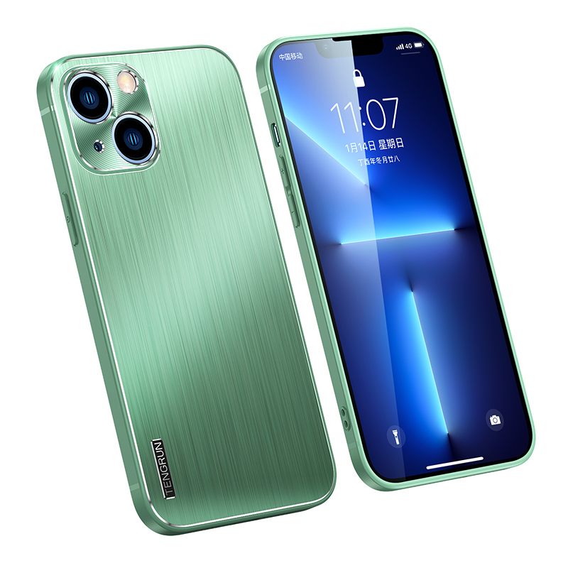 Anti-Scratch Precise Cutout Electroplating Brushed Soft TPU + PC Phone Case for iPhone 13 mini 5.4 inch - Green, iPhone 13 mini
Anti-Scratch Precise Cutout Electroplating Brushed Soft TPU + PC Phone Case for iPhone 13 mini 5.4 inch - Green, iPhone 13 mini