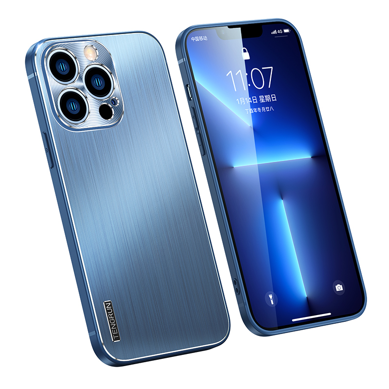Electroplating Brushed Anti-Scratch Precise Cutout Durable Soft TPU + PC Phone Case for iPhone 13 Pro 6.1 inch - Blue, iPhone 13 Pro
Electroplating Brushed Anti-Scratch Precise Cutout Durable Soft TPU + PC Phone Case for iPhone 13 Pro 6.1 inch - Blue, iPhone 13 Pro
