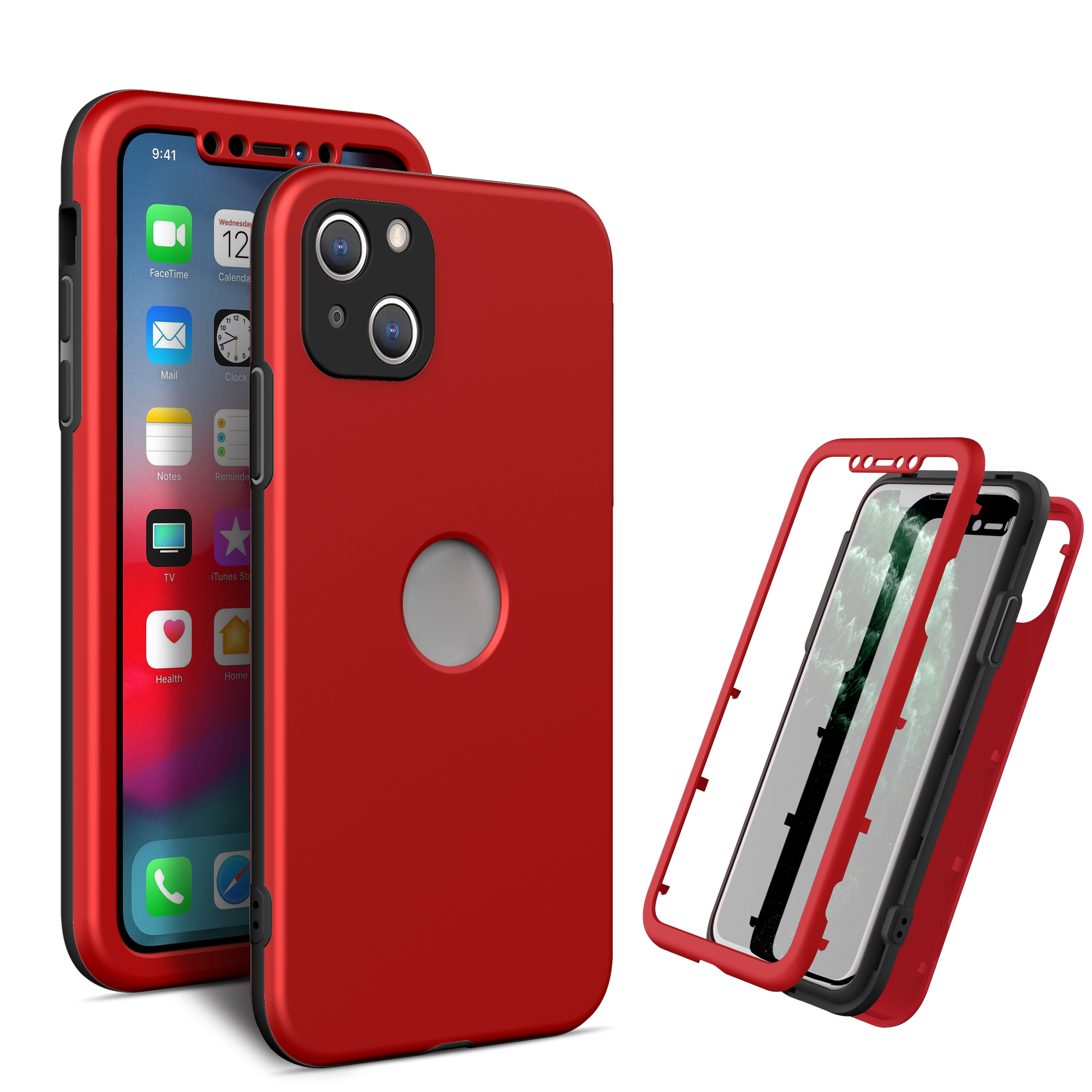 Shock -resection Four Corner Design Design Съемный Твердый Компьютер + Мягкий Тпу Крышка Телефона Для Iphone 13 Mini 5,4 Дюйма - Черный Красный, iPhone 13 mini
Shock -resection Four Corner Design Design Съемный Твердый Компьютер + Мягкий Тпу Крышка Телефона Для Iphone 13 Mini 5,4 Дюйма - Черный Красный, iPhone 13 mini