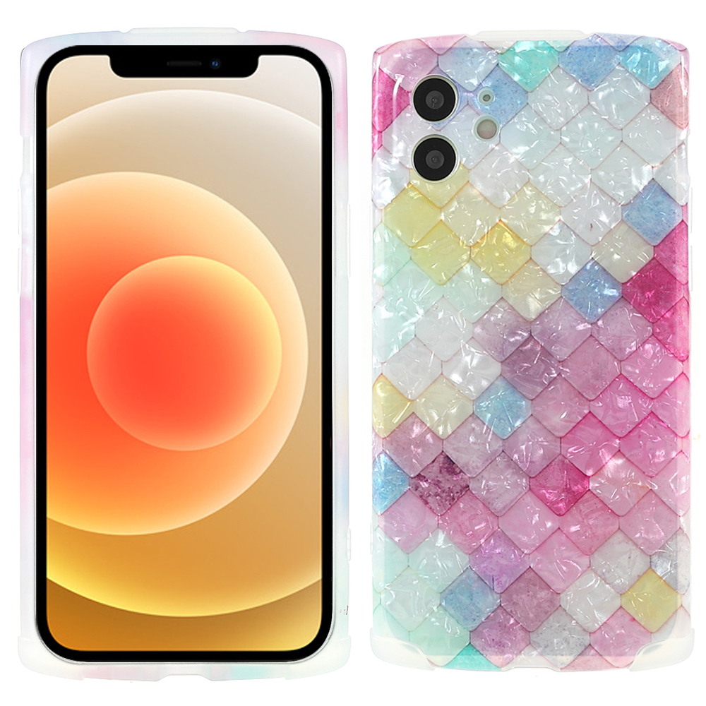 Shell Texture IMD Anti-Fall Stylish Durable Soft TPU Phone Cover Case for iPhone 12 6.1 inch - Multicolor Fish Scales, iPhone 12
Shell Texture IMD Anti-Fall Stylish Durable Soft TPU Phone Cover Case for iPhone 12 6.1 inch - Multicolor Fish Scales, iPhone 12
