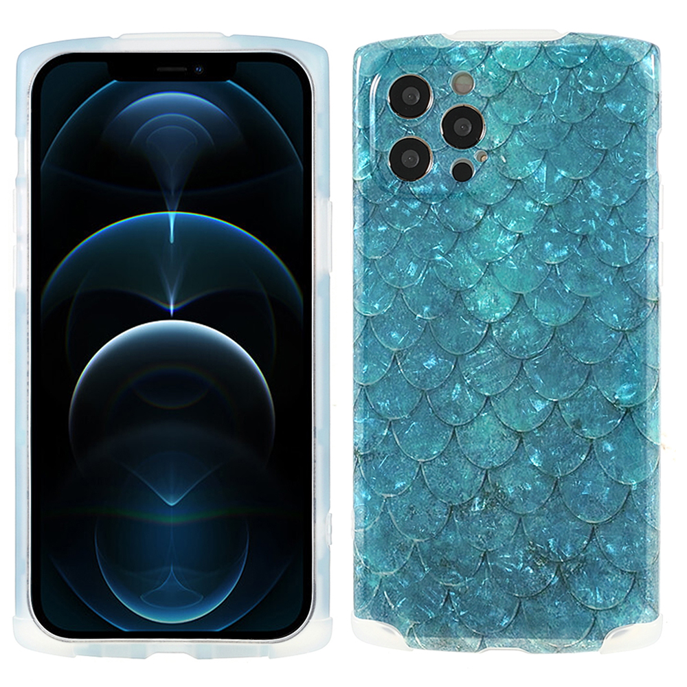 Shell Texture IMD Scratch-Resistant Anti-Drop Light Slim Soft TPU Phone Cover Case for iPhone 12 Pro 6.1 inch - Blue Fish Scales, iPhone 12 Pro
Shell Texture IMD Scratch-Resistant Anti-Drop Light Slim Soft TPU Phone Cover Case for iPhone 12 Pro 6.1 inch - Blue Fish Scales, iPhone 12 Pro