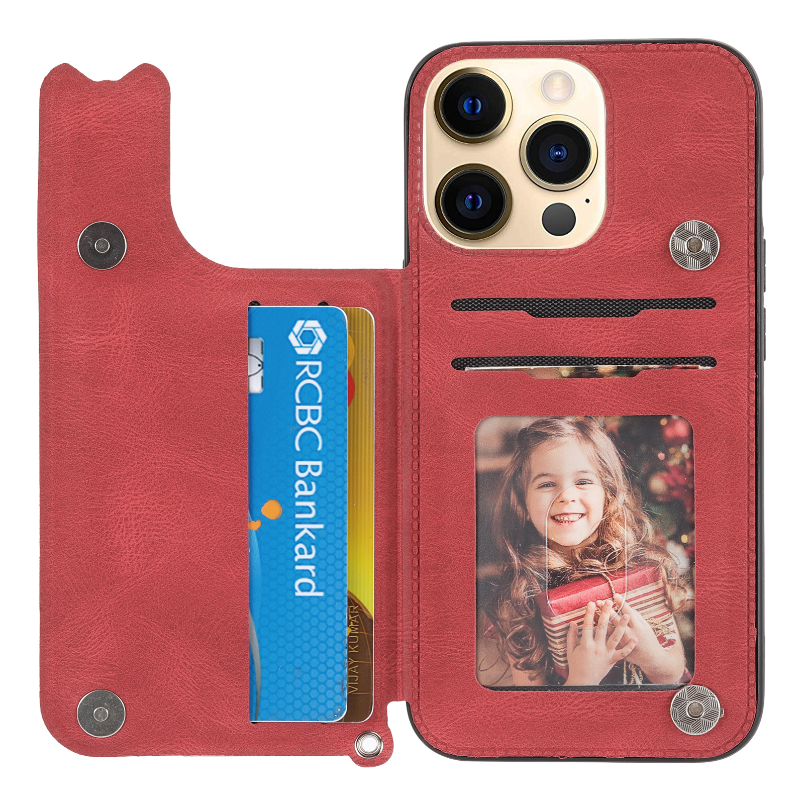 Mandala Flower Imprint Magnetic Closure Card Slot Kickstand Design Leather Coated TPU Phone Case for iPhone 13 Pro Max 6.7 inch - Red, iPhone 13 Pro Max
Mandala Flower Imprint Magnetic Closure Card Slot Kickstand Design Leather Coated TPU Phone Case for iPhone 13 Pro Max 6.7 inch - Red, iPhone 13 Pro Max