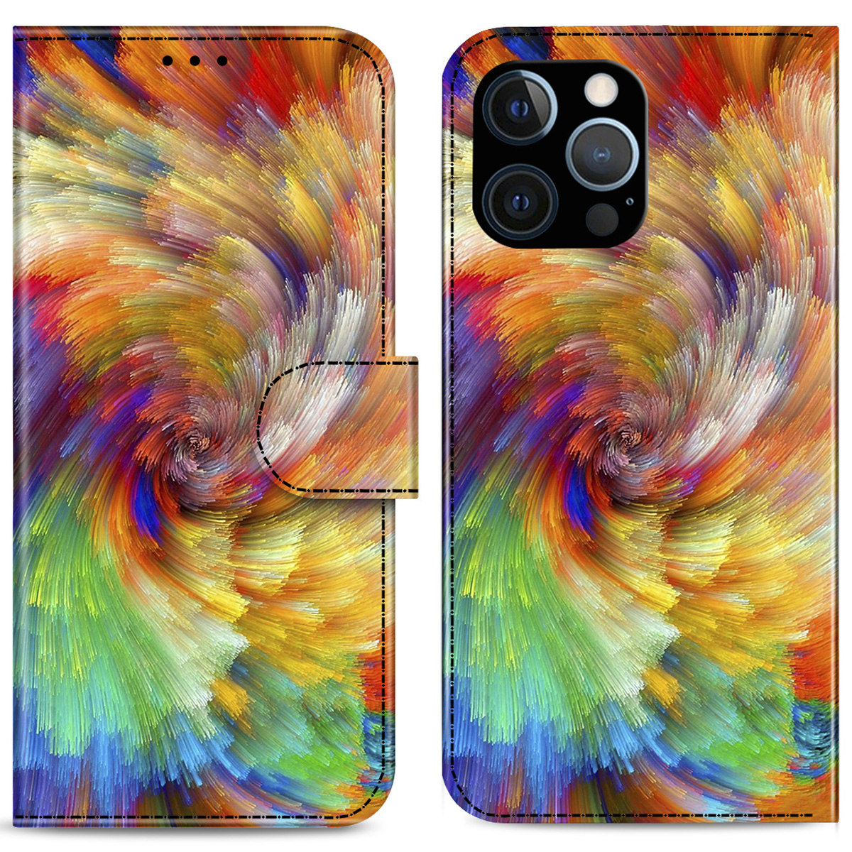 Для IPhone 13 PRO 6,1 Дюйма Устойчивый К Царапинам Устойчивый К Царапинам Печатная Стенд PU Кожаный Кошелек Ударопрочный Flip Магнитный Чехол - Красочный Вихрь, iPhone 13 Pro
Для IPhone 13 PRO 6,1 Дюйма Устойчивый К Царапинам Устойчивый К Царапинам Печатная Стенд PU Кожаный Кошелек Ударопрочный Flip Магнитный Чехол - Красочный Вихрь, iPhone 13 Pro