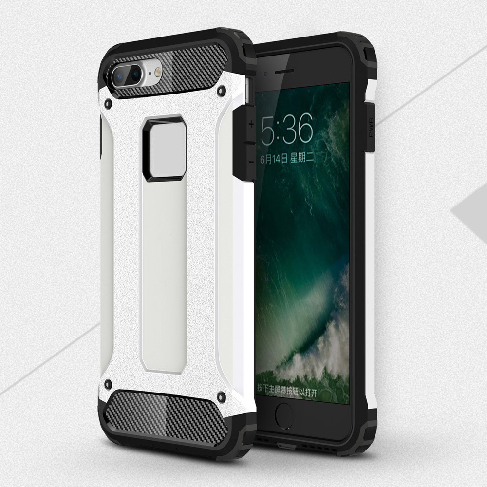 Armor Guard Plastic + TPU Hybrid Cover for iPhone 8 Plus / 7 Plus 5.5 inch - White, iPhone 8 Plus 5.5 inch
Armor Guard Plastic + TPU Hybrid Cover for iPhone 8 Plus / 7 Plus 5.5 inch - White, iPhone 8 Plus 5.5 inch
