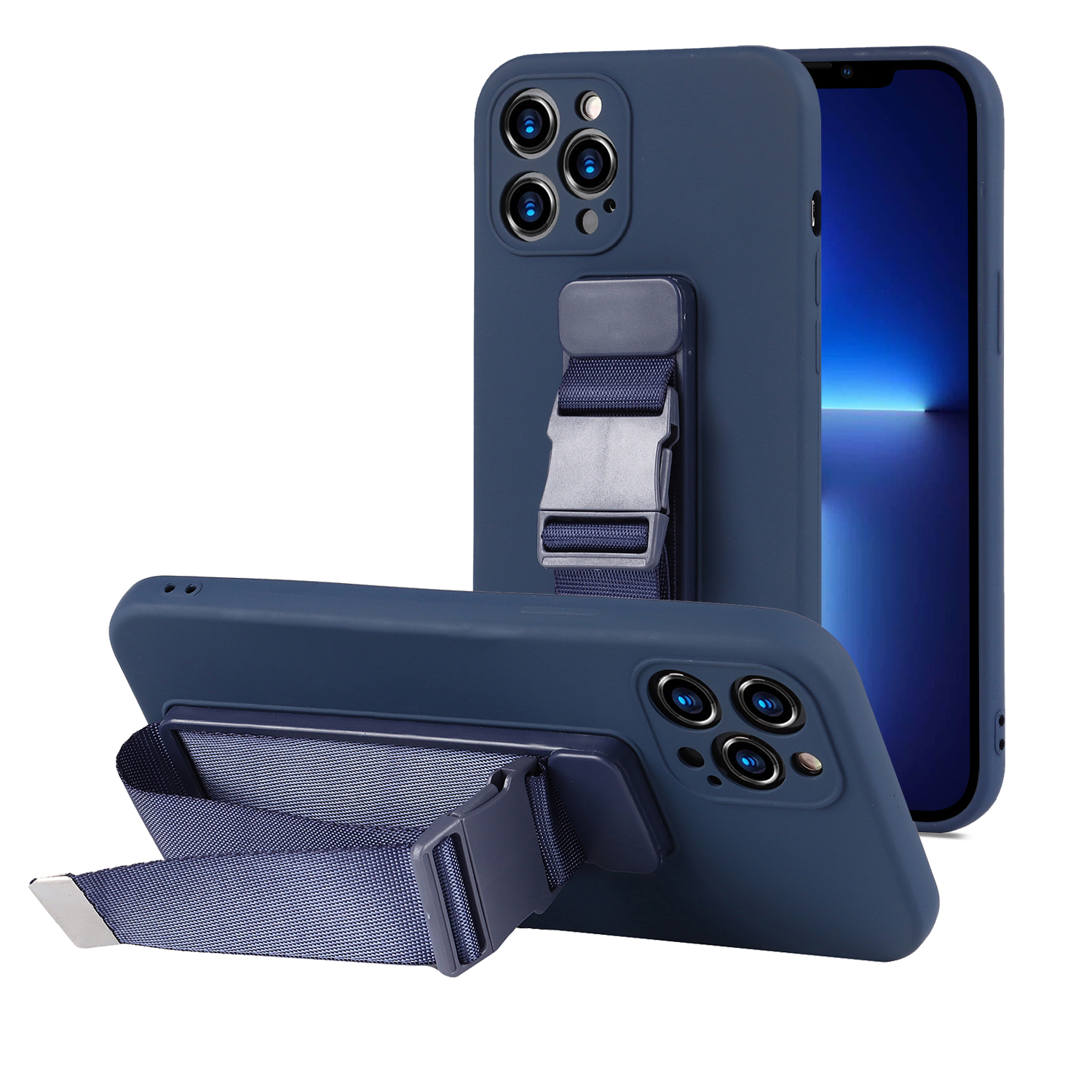 Профессиональный Корпус с Защитой от Fall с Регулируемым Запястьем Для Iphone 13 Pro Max 6,7 Дюйма - Синий, iPhone 13 Pro Max
Профессиональный Корпус с Защитой от Fall с Регулируемым Запястьем Для Iphone 13 Pro Max 6,7 Дюйма - Синий, iPhone 13 Pro Max