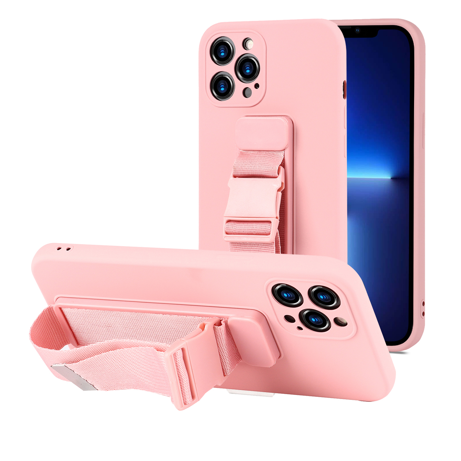 Anti-dust Precise Cutout Soft TPU Телефона с Регулируемым Запястьем и Длинным Плечевым Ремнем Для Iphone 13 Pro 6,1 Дюйма - Розовый, iPhone 13 Pro
Anti-dust Precise Cutout Soft TPU Телефона с Регулируемым Запястьем и Длинным Плечевым Ремнем Для Iphone 13 Pro 6,1 Дюйма - Розовый, iPhone 13 Pro