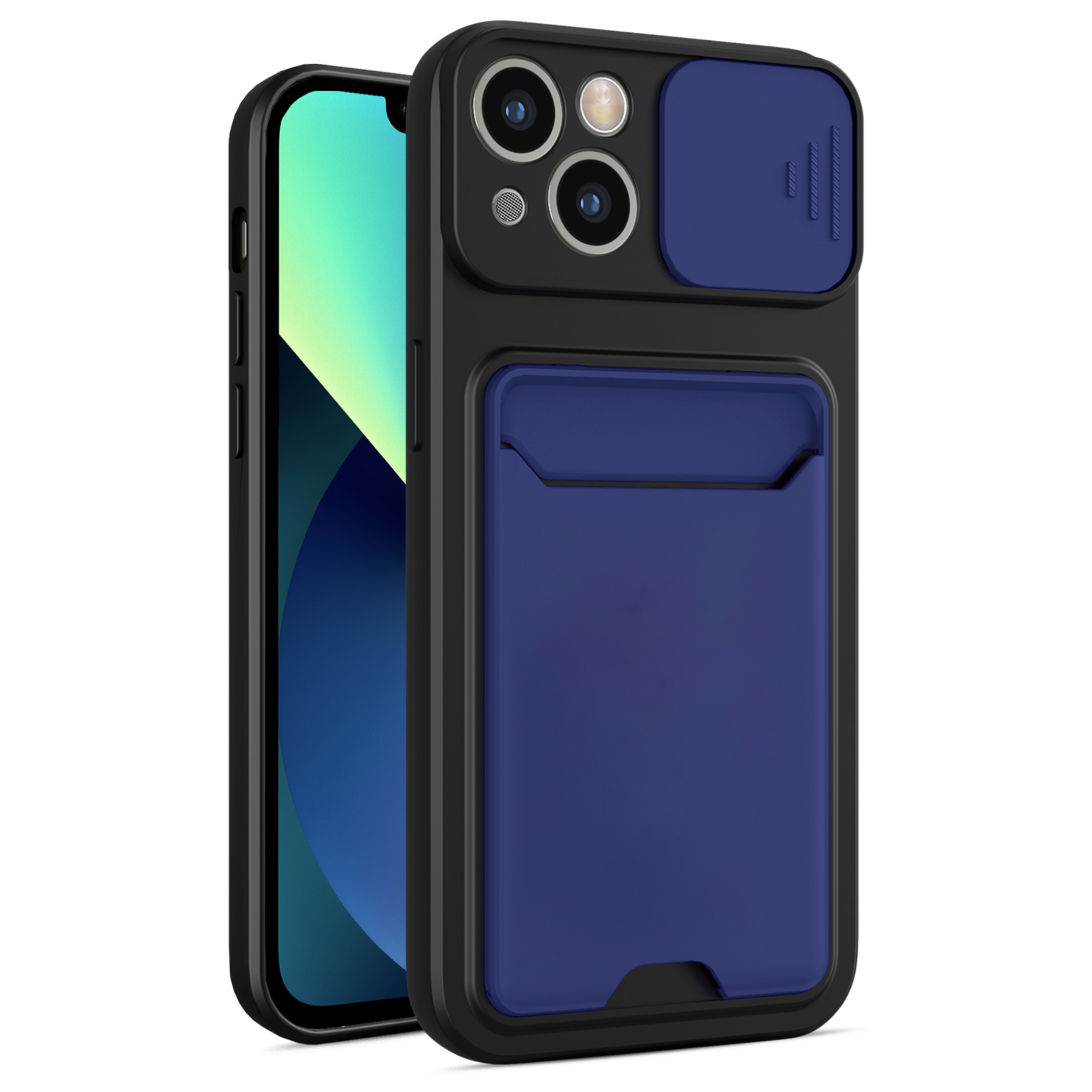 Precise Cutout Slide Camera Protector Well-protected Hard PC+TPU Phone Cover Phone Case for iPhone 13 6.1 inch - Blue, iPhone 13
Precise Cutout Slide Camera Protector Well-protected Hard PC+TPU Phone Cover Phone Case for iPhone 13 6.1 inch - Blue, iPhone 13