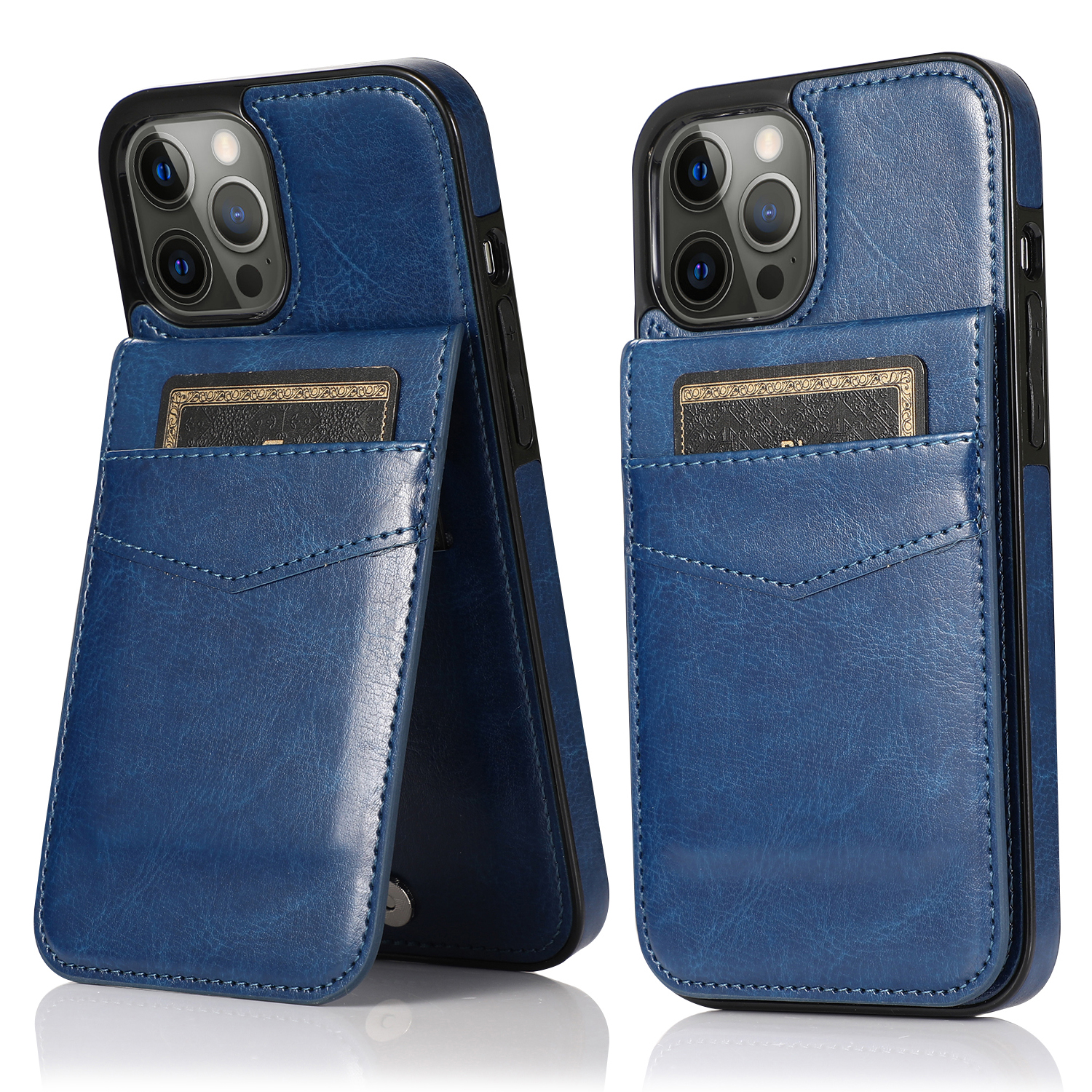 Многочисленные Слоты Карты PU Кожаная Крышка Для Телефона TPU с Kickstand Для Iphone 13 Pro Max 6,7 Дюйма - Синий, iPhone 13 Pro Max
Многочисленные Слоты Карты PU Кожаная Крышка Для Телефона TPU с Kickstand Для Iphone 13 Pro Max 6,7 Дюйма - Синий, iPhone 13 Pro Max