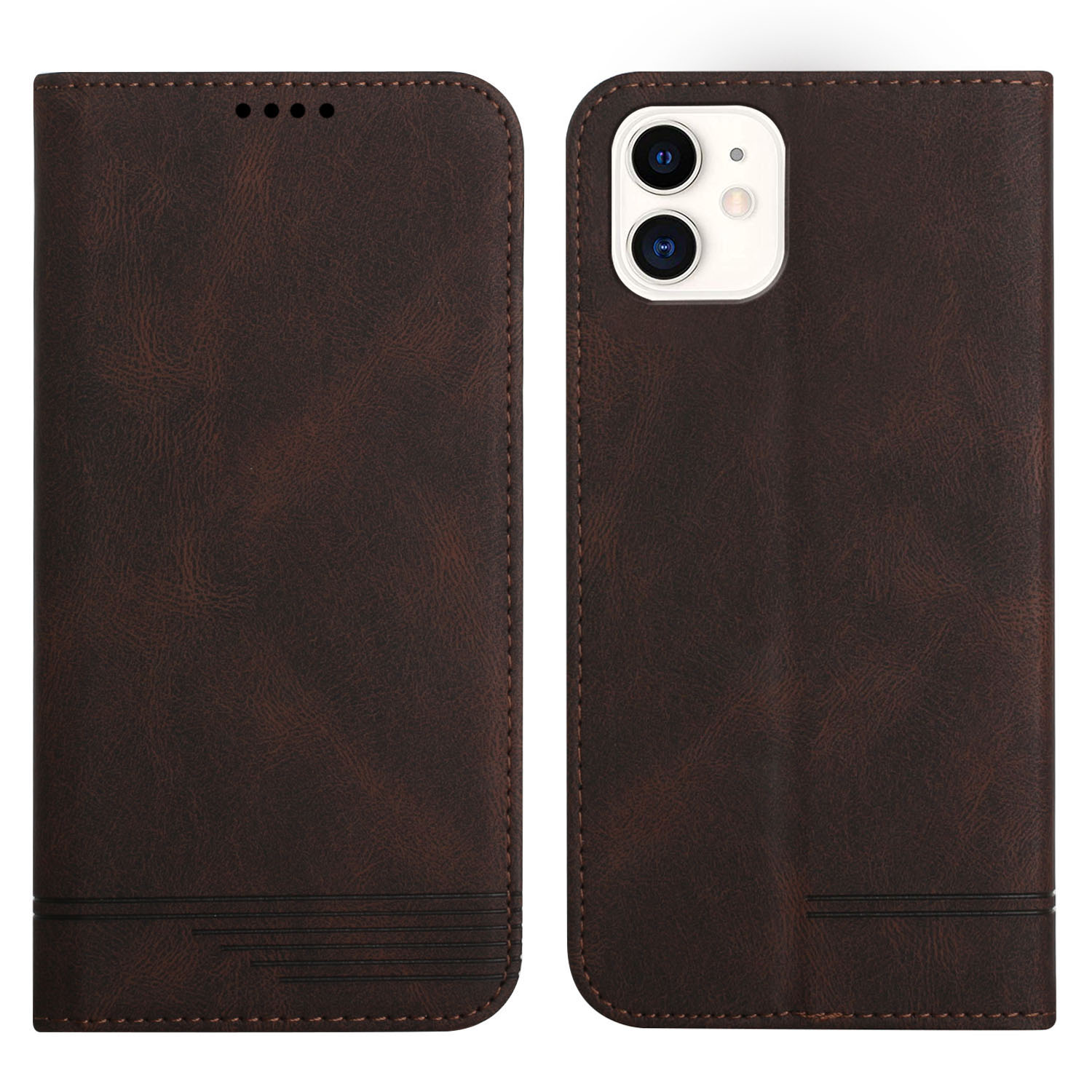 Wallet Function Supporting Stand Business Style Leather Phone Case Flip Protection Phone Cover for iPhone 11 6.1 inch - Brown, iPhone 11 6.1 inch
Wallet Function Supporting Stand Business Style Leather Phone Case Flip Protection Phone Cover for iPhone 11 6.1 inch - Brown, iPhone 11 6.1 inch