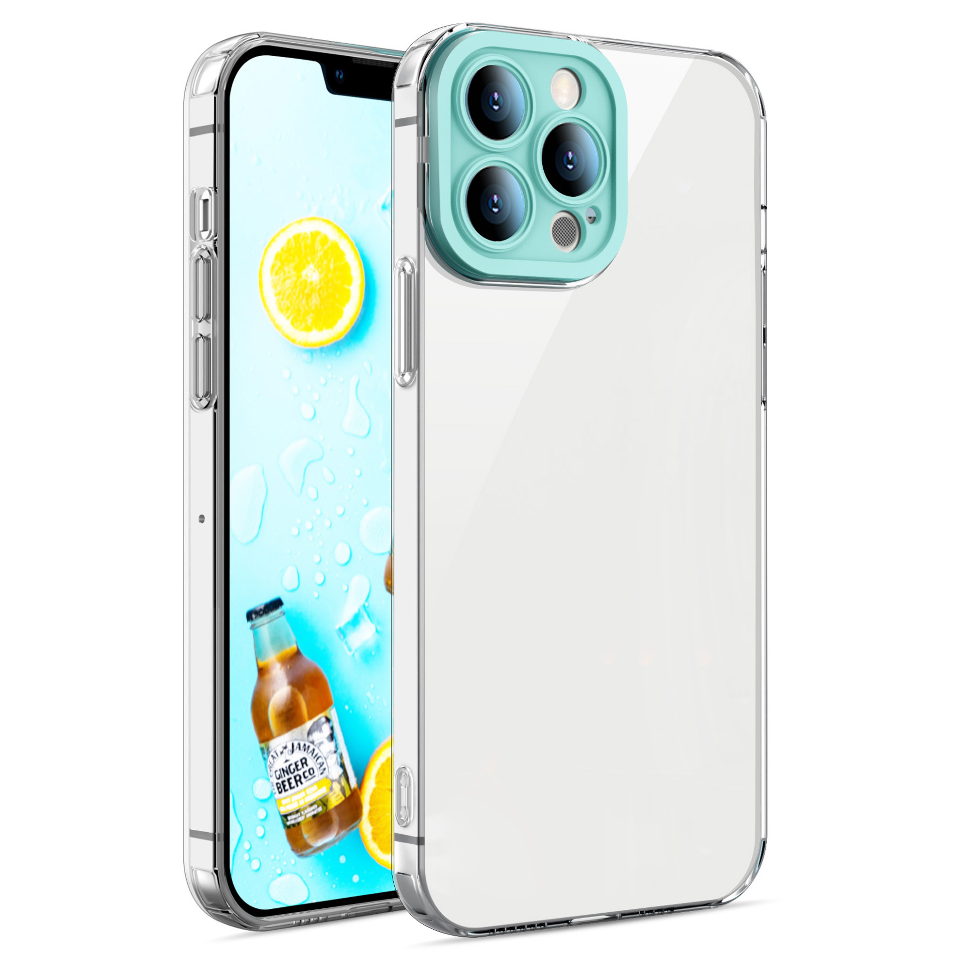 Eagle Eye Lens Series Transparent Soft TPU Hard PC One-Piece Design Shock Absorption Precise Cutout Case for iPhone 13 Pro Max 6.7 inch - Light Green, iPhone 13 Pro Max
Eagle Eye Lens Series Transparent Soft TPU Hard PC One-Piece Design Shock Absorption Precise Cutout Case for iPhone 13 Pro Max 6.7 inch - Light Green, iPhone 13 Pro Max