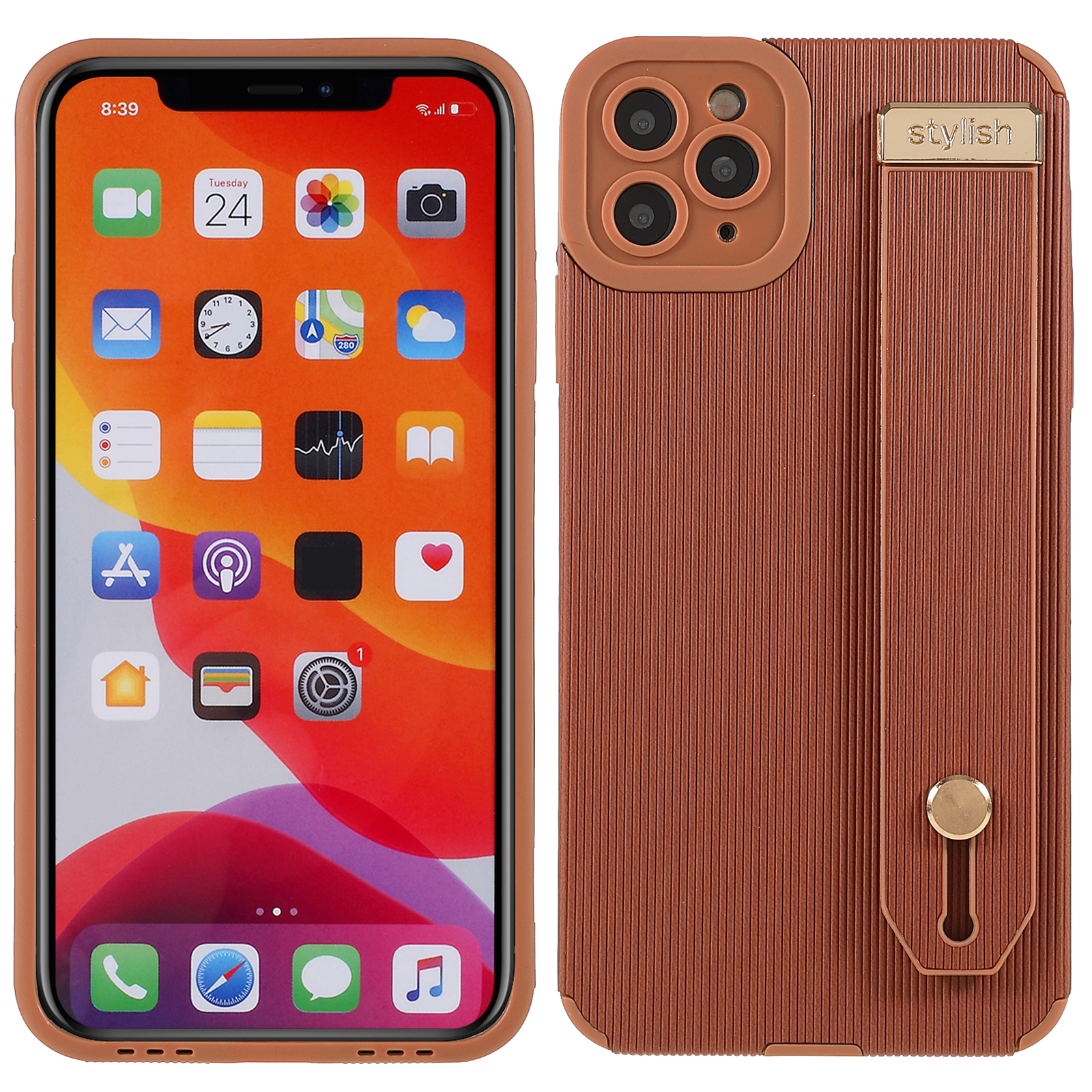 TPU и Microfiber Leather Shockpereper Case Cope Cope Phone с Ручным Ремнем Для Iphone 11 Pro 5,8 Дюйма - Коричневый, iPhone 11 Pro 5.8 inch
TPU и Microfiber Leather Shockpereper Case Cope Cope Phone с Ручным Ремнем Для Iphone 11 Pro 5,8 Дюйма - Коричневый, iPhone 11 Pro 5.8 inch
