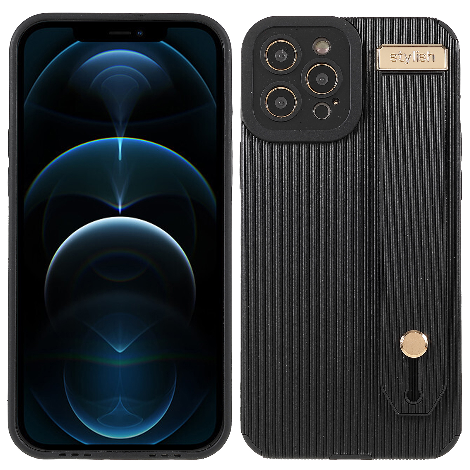 Точный Разрез Телефона TPU + Microfiber Leather Cover Antratch Cover с Подставкой Для Запястья Для Iphone 12 Pro Max 6,7 Дюйма - Черный, iPhone 12 Pro Max
Точный Разрез Телефона TPU + Microfiber Leather Cover Antratch Cover с Подставкой Для Запястья Для Iphone 12 Pro Max 6,7 Дюйма - Черный, iPhone 12 Pro Max