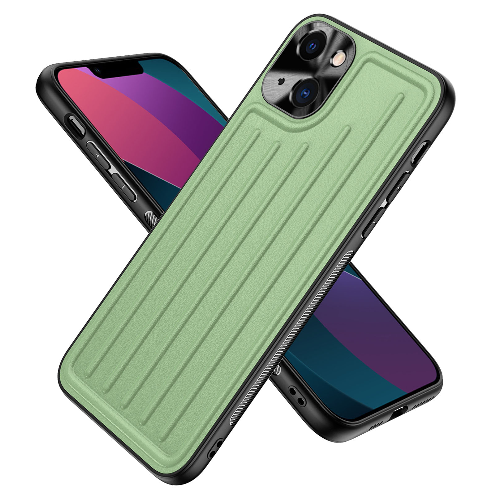 Anti-finger Print TPU + PU Кожаный Телефон Case Cash Antiplop Protector Для Iphone 13 6,1 Дюйма - Светло-зеленый, iPhone 13
Anti-finger Print TPU + PU Кожаный Телефон Case Cash Antiplop Protector Для Iphone 13 6,1 Дюйма - Светло-зеленый, iPhone 13