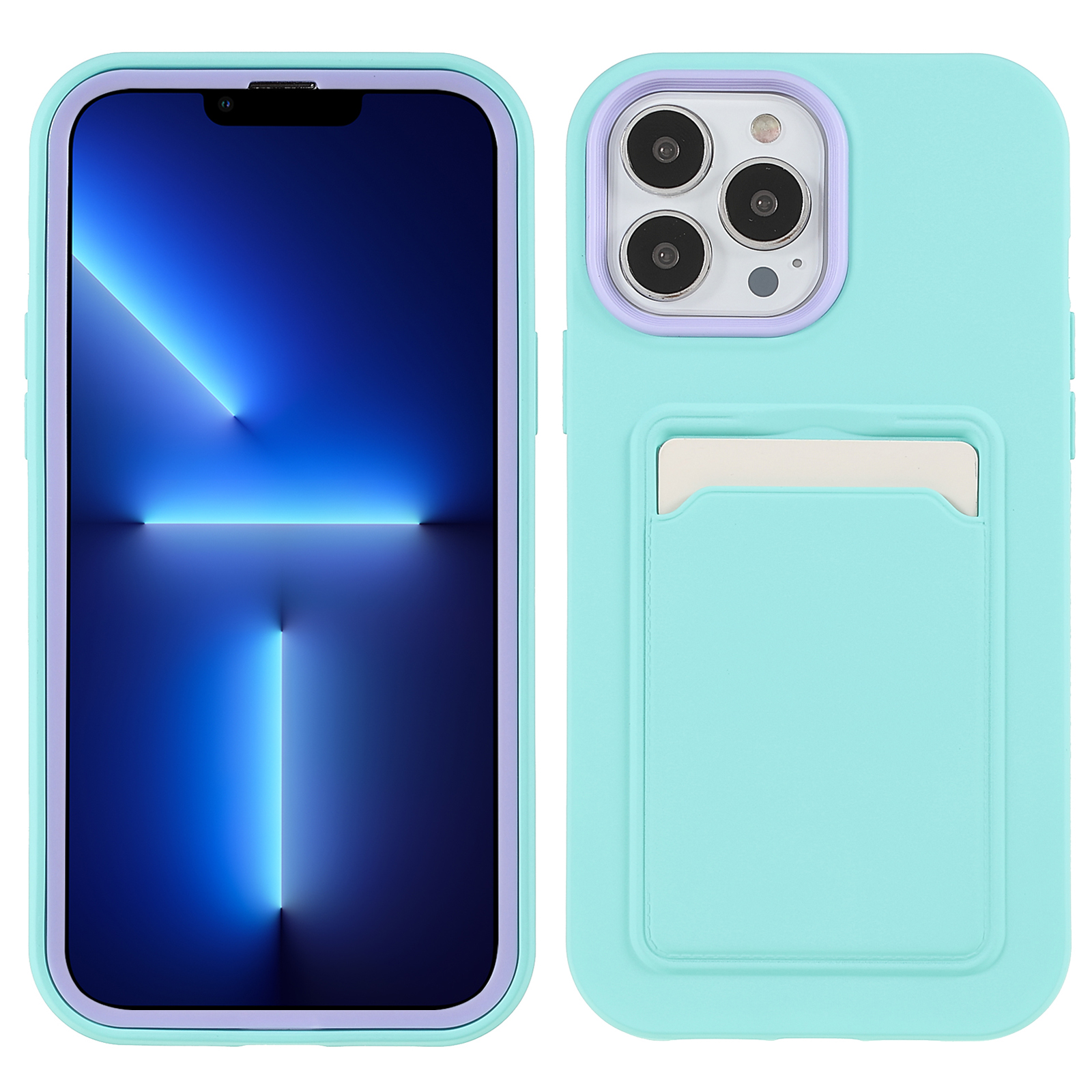 DustProof Smartphone Case Rubberized Surface Card Slot Design Anti-scratch PC+TPU Hybrid Cover for iPhone 13 Pro Max 6.7 inch - Sky Blue, iPhone 13 Pro Max
DustProof Smartphone Case Rubberized Surface Card Slot Design Anti-scratch PC+TPU Hybrid Cover for iPhone 13 Pro Max 6.7 inch - Sky Blue, iPhone 13 Pro Max
