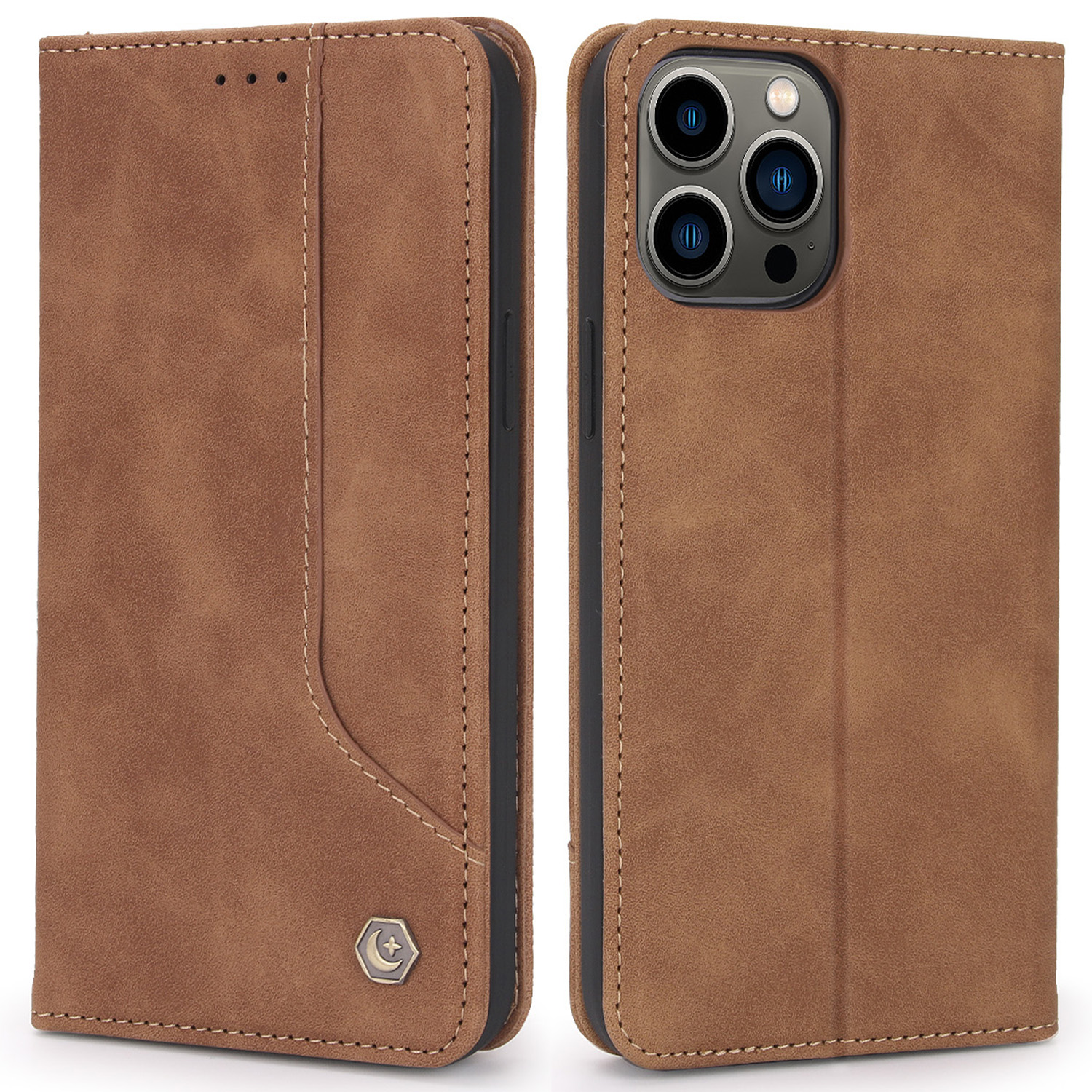 Pola 008 Серия Retro pu Leather + Внутренняя Подставка TPU Скрытая Магнитная Адсорбционная Амортизаточная Шок. - Коричневый, iPhone 13 Pro Max
Pola 008 Серия Retro pu Leather + Внутренняя Подставка TPU Скрытая Магнитная Адсорбционная Амортизаточная Шок. - Коричневый, iPhone 13 Pro Max