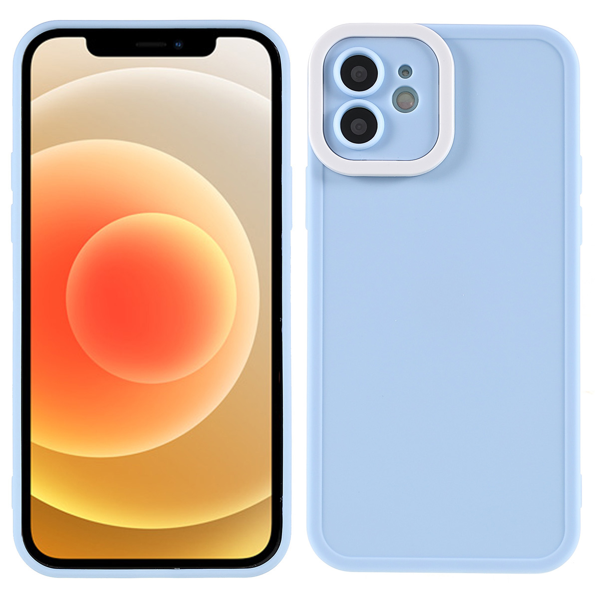 For iPhone 12 6.1 inch TPU + PC Phone Case Precise Cutout Design Anti-scratch Flexible Smartphone Shell - Baby Blue, iPhone 12
For iPhone 12 6.1 inch TPU + PC Phone Case Precise Cutout Design Anti-scratch Flexible Smartphone Shell - Baby Blue, iPhone 12
