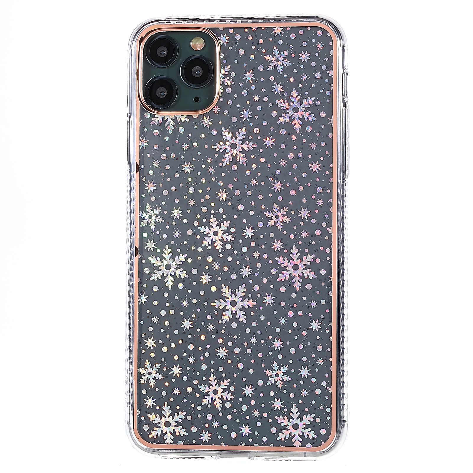 For iPhone 11 Pro Max 6.5 inch Laser Effect Electroplating IMD Soft TPU Phone Case Protective Cover - Snowflake, iPhone 11 Pro Max 6.5 inch
For iPhone 11 Pro Max 6.5 inch Laser Effect Electroplating IMD Soft TPU Phone Case Protective Cover - Snowflake, iPhone 11 Pro Max 6.5 inch