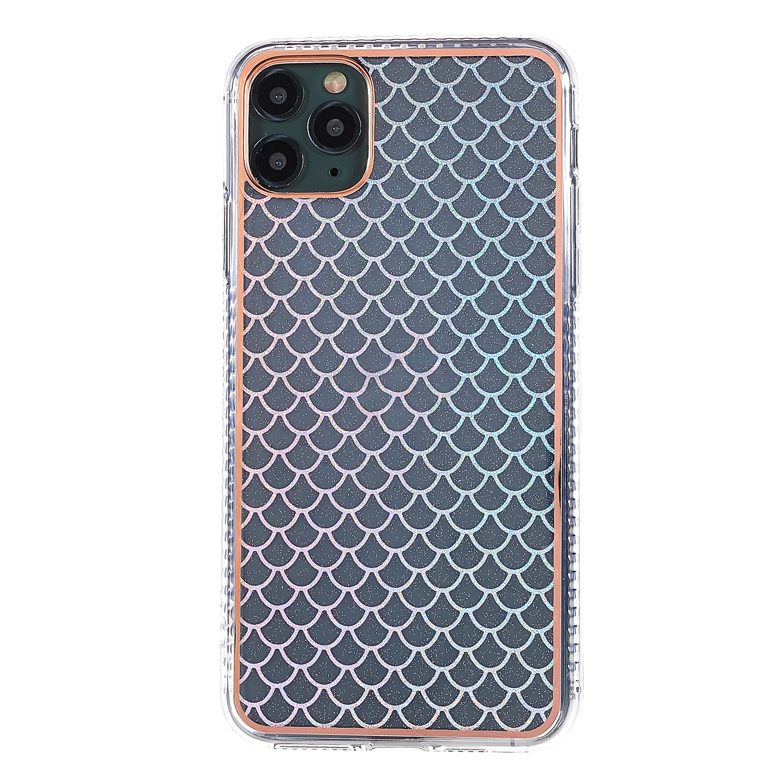 For iPhone 11 Pro Max 6.5 inch Laser Effect Electroplating IMD Soft TPU Phone Case Protective Cover - Fish Scale, iPhone 11 Pro Max 6.5 inch
For iPhone 11 Pro Max 6.5 inch Laser Effect Electroplating IMD Soft TPU Phone Case Protective Cover - Fish Scale, iPhone 11 Pro Max 6.5 inch