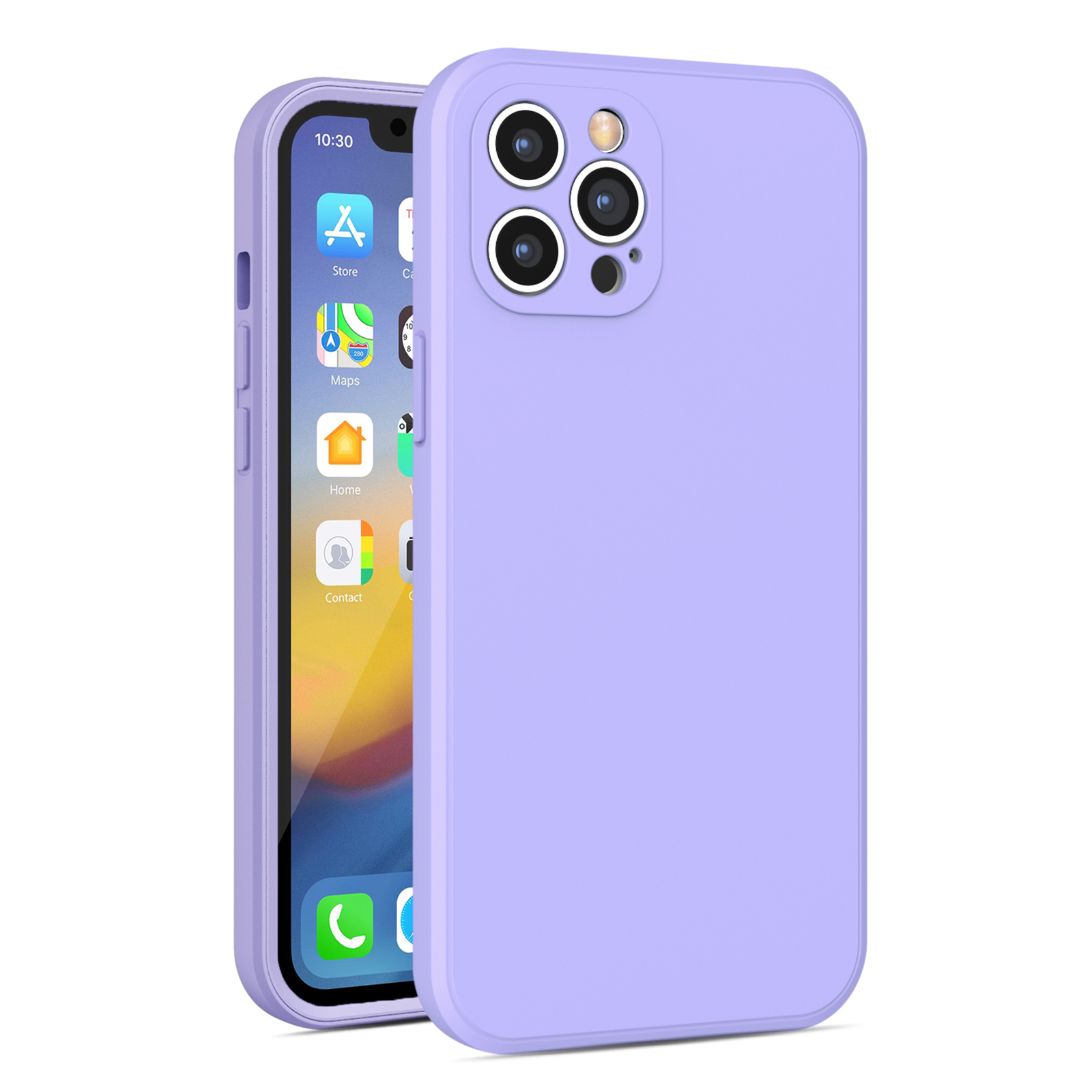For iPhone 13 Pro 6.1 inch Double Layer Design Flexible TPU + Hard PC Phone Case 2.0mm Straight Edge Shock-Absorbing Protection Cover - Purple, iPhone 13 Pro
For iPhone 13 Pro 6.1 inch Double Layer Design Flexible TPU + Hard PC Phone Case 2.0mm Straight Edge Shock-Absorbing Protection Cover - Purple, iPhone 13 Pro