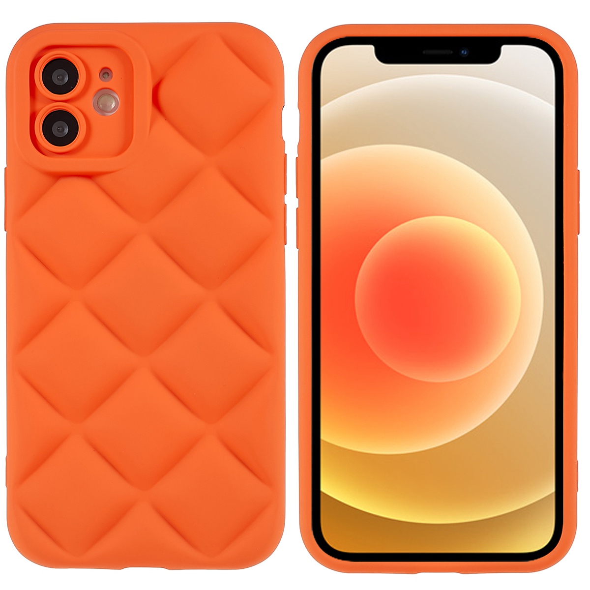 Для IPhone 12 6,1 Дюйма 3D Сетка Текстурированные Телефонные Чехол С Твердым Цветом Анти-царапин Силиконовые Прорезиненные Оболочки - Апельсин, iPhone 12
Для IPhone 12 6,1 Дюйма 3D Сетка Текстурированные Телефонные Чехол С Твердым Цветом Анти-царапин Силиконовые Прорезиненные Оболочки - Апельсин, iPhone 12
