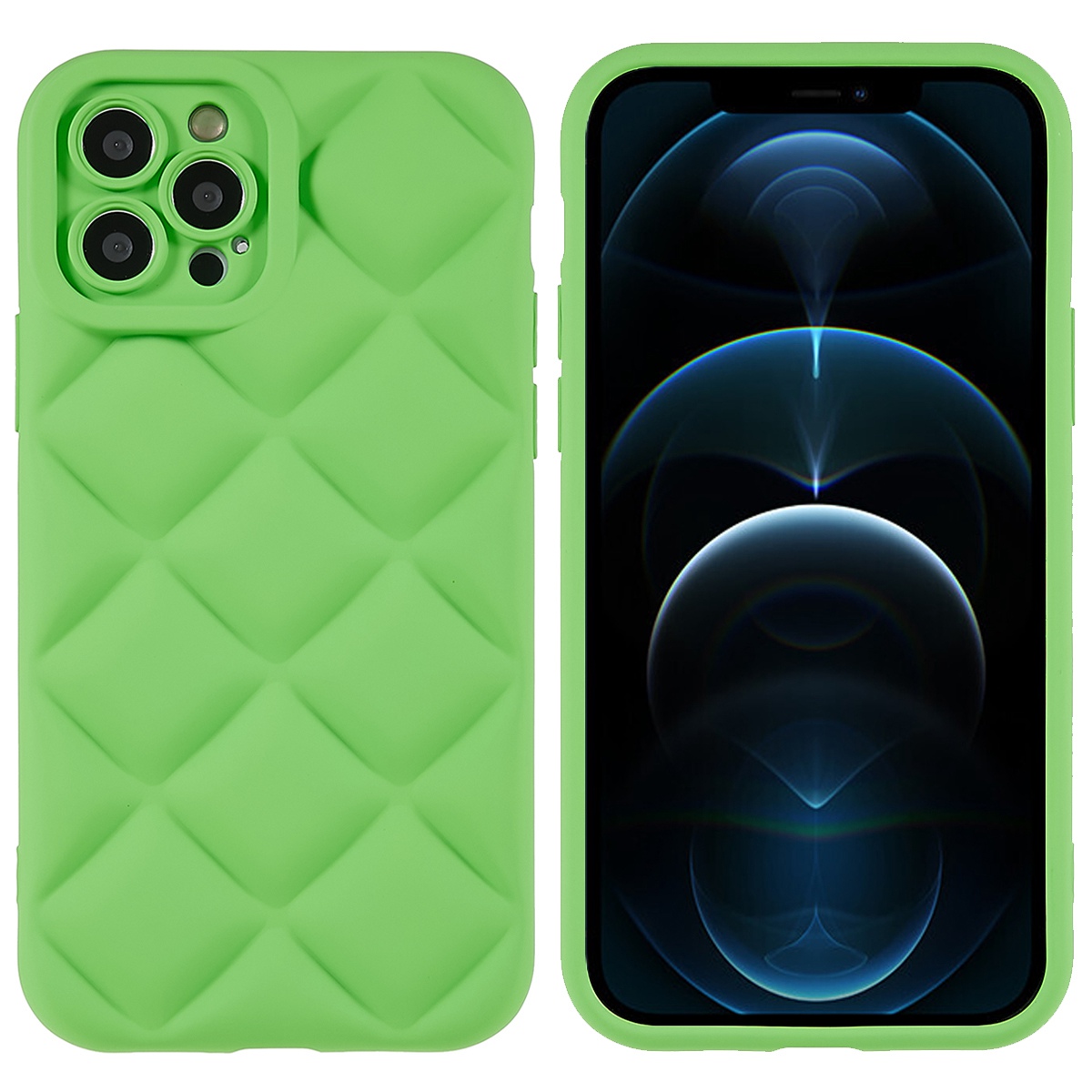 Для Iphone 12 Pro Max 6,7 Дюйма 3D Сетки Текстурированная Сетка. - Светло-зеленый, iPhone 12 Pro Max
Для Iphone 12 Pro Max 6,7 Дюйма 3D Сетки Текстурированная Сетка. - Светло-зеленый, iPhone 12 Pro Max