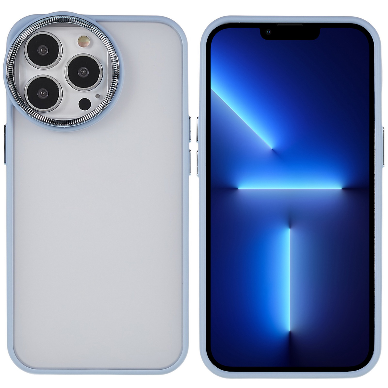 Shockproof PC + TPU Case for iPhone 13 Pro Max 6.7 inch Anti-Drop Slim Back Transparent Matte Cover Scratch-Proof Phone Shell - Blue, iPhone 13 Pro Max
Shockproof PC + TPU Case for iPhone 13 Pro Max 6.7 inch Anti-Drop Slim Back Transparent Matte Cover Scratch-Proof Phone Shell - Blue, iPhone 13 Pro Max