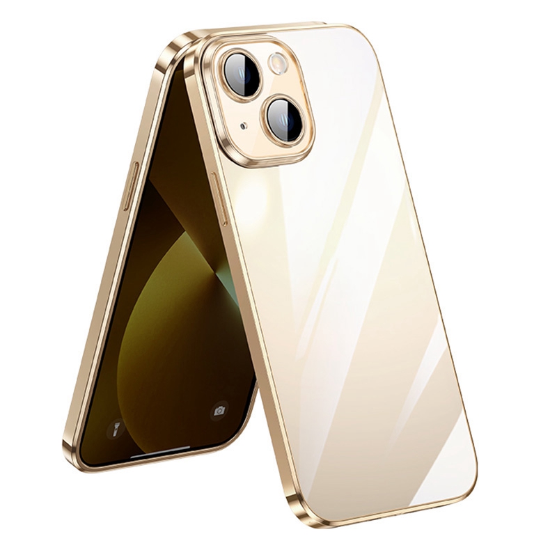 SULADA Shield Eye Series Transparent Phone Case for iPhone 13 mini 5.4 inch, Hard PC + Soft TPU Electroplating Protective Cover - Gold, iPhone 13 mini
SULADA Shield Eye Series Transparent Phone Case for iPhone 13 mini 5.4 inch, Hard PC + Soft TPU Electroplating Protective Cover - Gold, iPhone 13 mini