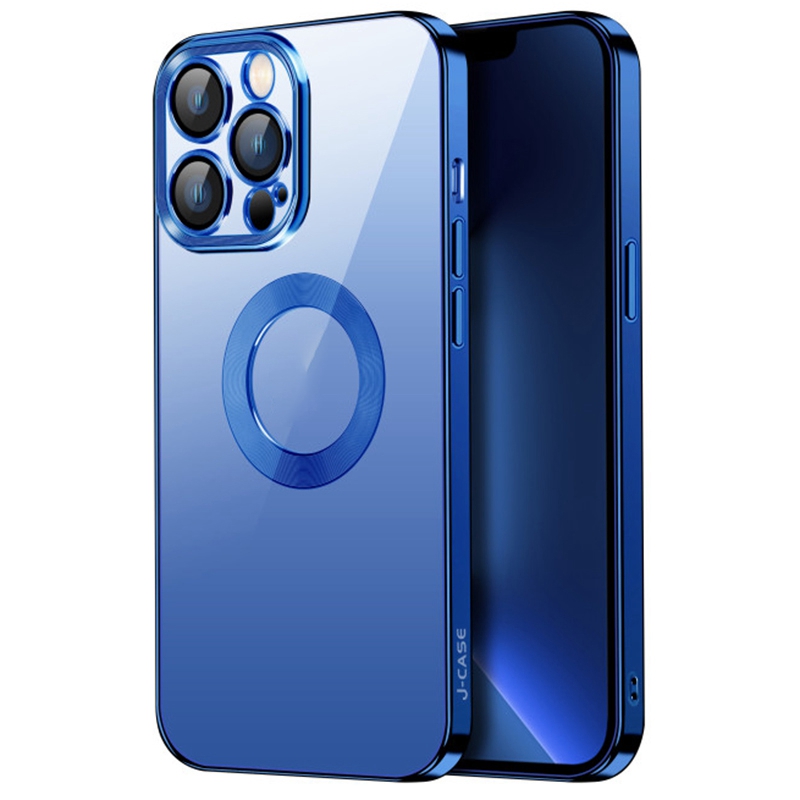 J-CASE Nimble II Series Soft TPU Case for iPhone 13 Pro Max 6.7 inch Protective Slim Case Metal Coil Magnetic Absorption Electroplating Frame Phone Shell - Blue, iPhone 13 Pro Max
J-CASE Nimble II Series Soft TPU Case for iPhone 13 Pro Max 6.7 inch Protective Slim Case Metal Coil Magnetic Absorption Electroplating Frame Phone Shell - Blue, iPhone 13 Pro Max