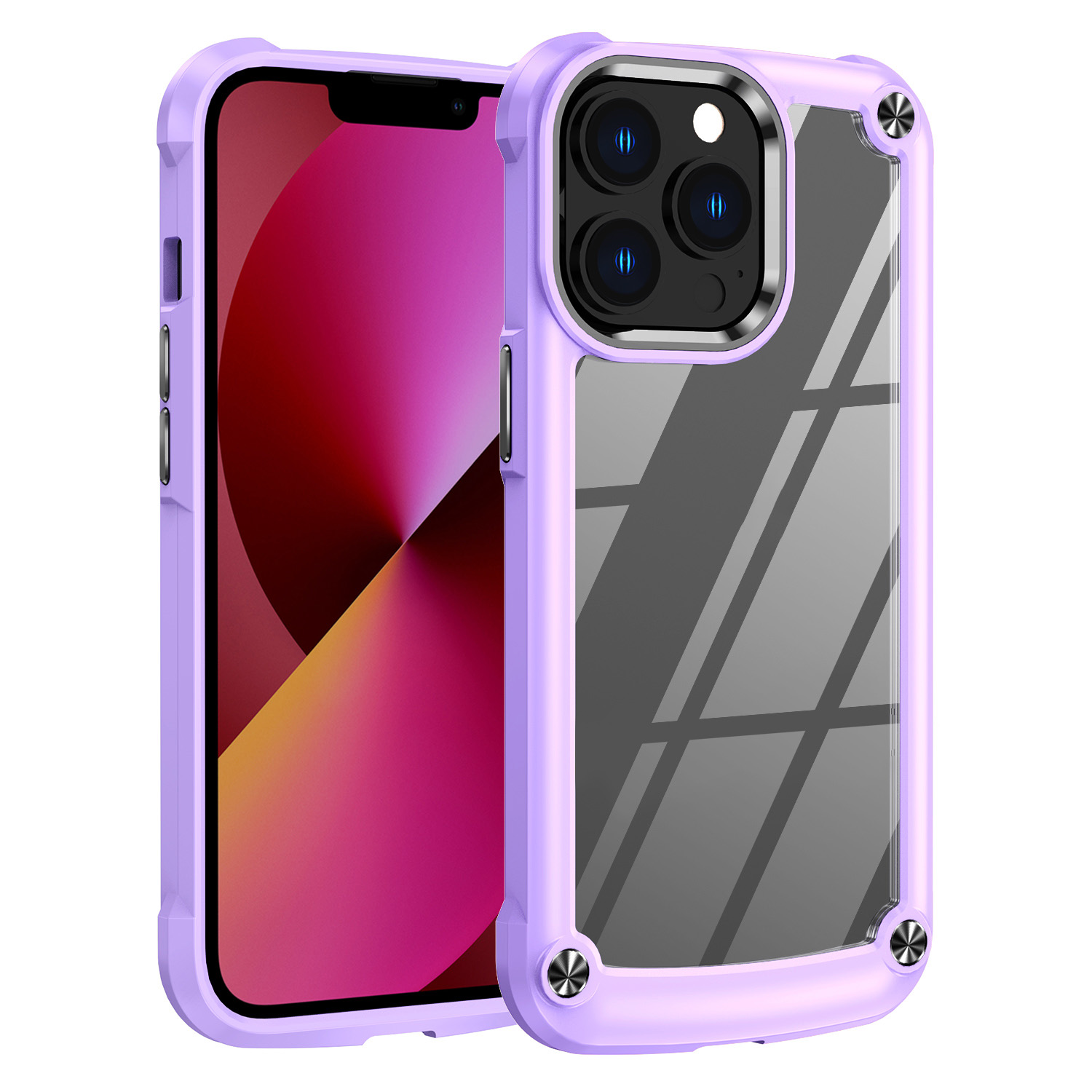 Защита Камеры Для Телефона Для Iphone 13 Pro Max 6,7 Дюйма, 3601-градусный Гибридный Чехол Для Обложки Телефона с Падением - Фиолетовый/черный, iPhone 13 Pro Max
Защита Камеры Для Телефона Для Iphone 13 Pro Max 6,7 Дюйма, 3601-градусный Гибридный Чехол Для Обложки Телефона с Падением - Фиолетовый/черный, iPhone 13 Pro Max