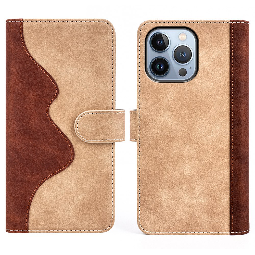 For iPhone 14 Max 6.7 inch Splicing Design Well-protected Case PU Leather Wallet Stand Phone Shell - Yellow, iPhone 14 Max 6.7 inch
For iPhone 14 Max 6.7 inch Splicing Design Well-protected Case PU Leather Wallet Stand Phone Shell - Yellow, iPhone 14 Max 6.7 inch