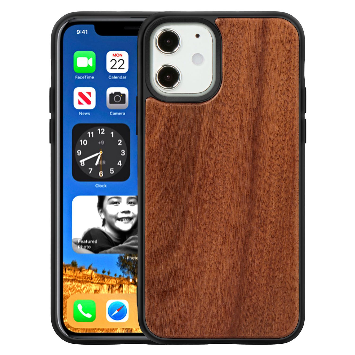 Для Iphone 12 Mini 5,4-дюймовый Деревянный Текстура Текстура Корпус Против Царапины Дерева + Защитная Крышка TPU - Розовое Дерево, iPhone 12 mini
Для Iphone 12 Mini 5,4-дюймовый Деревянный Текстура Текстура Корпус Против Царапины Дерева + Защитная Крышка TPU - Розовое Дерево, iPhone 12 mini